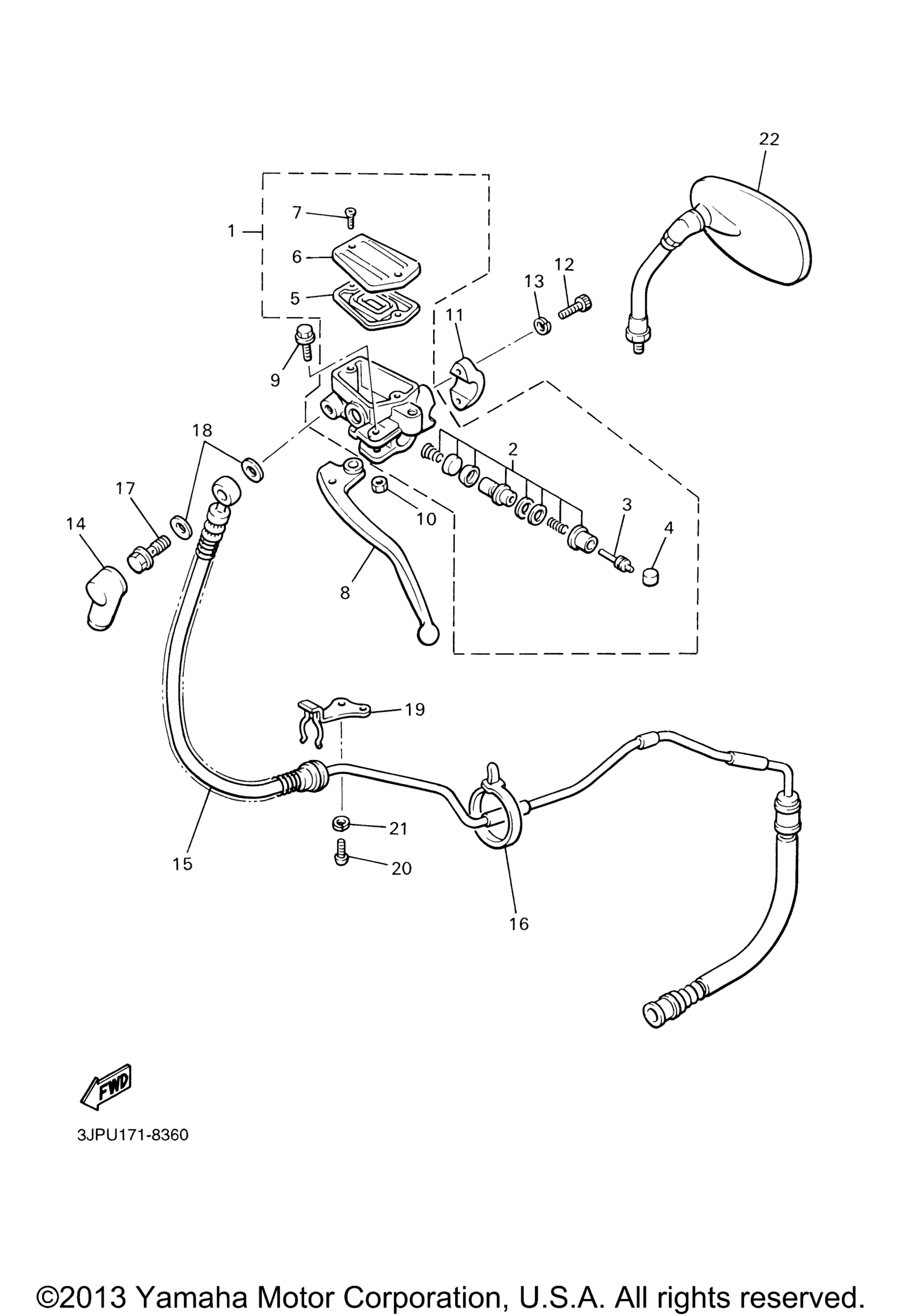 Передняя часть Master Cylinder 2