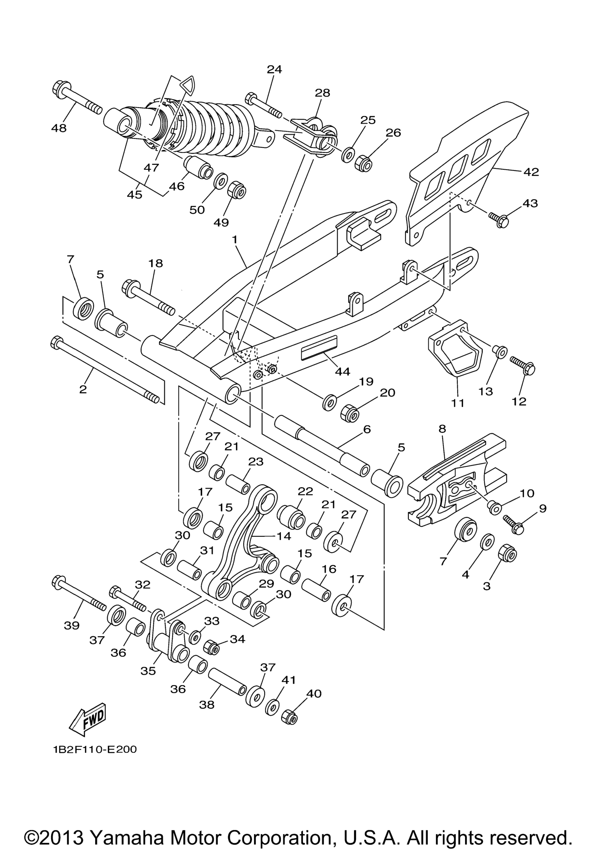 Задняя часть ARM SUSPENSION