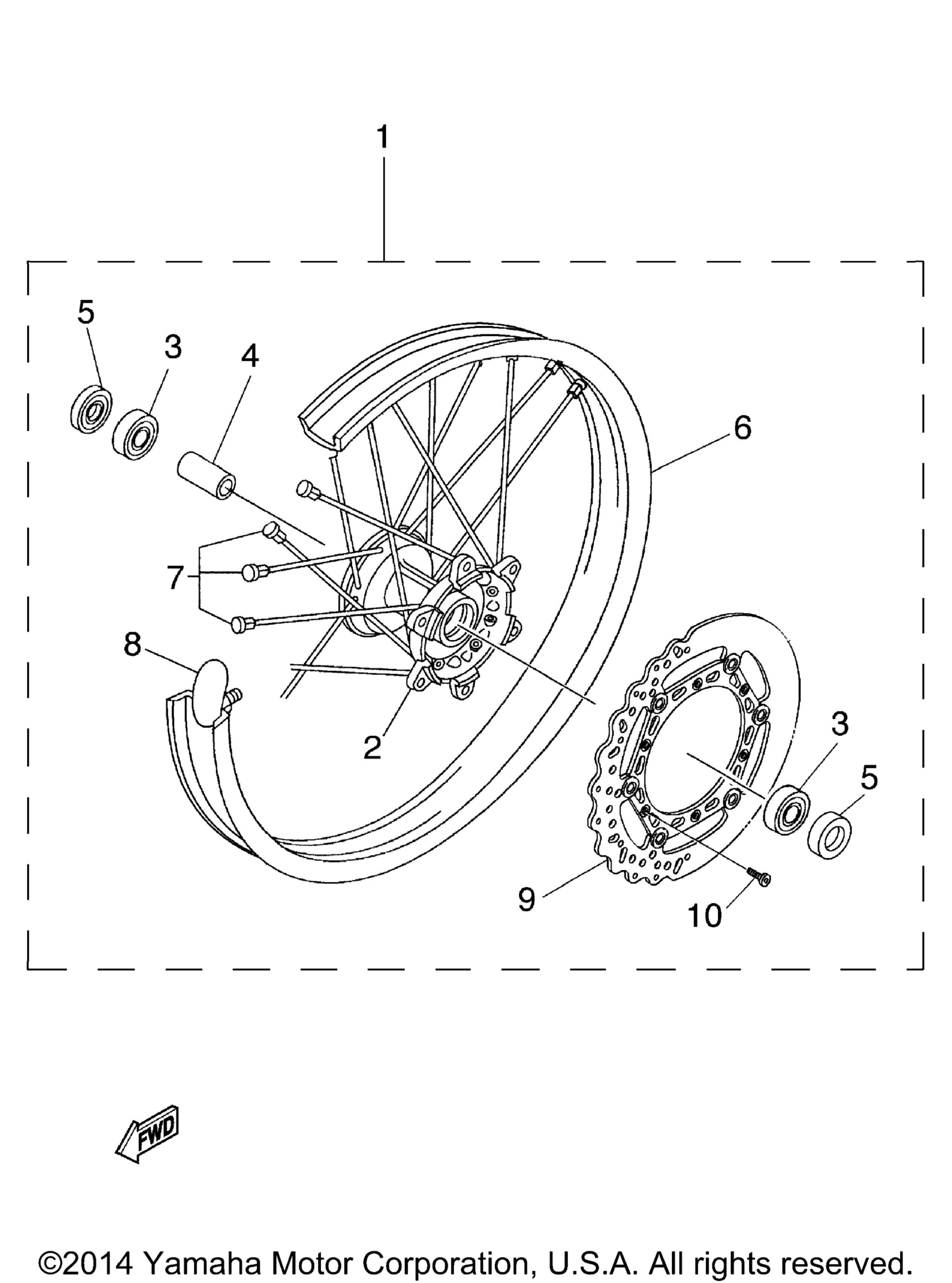 Передняя часть Wheel Kit
