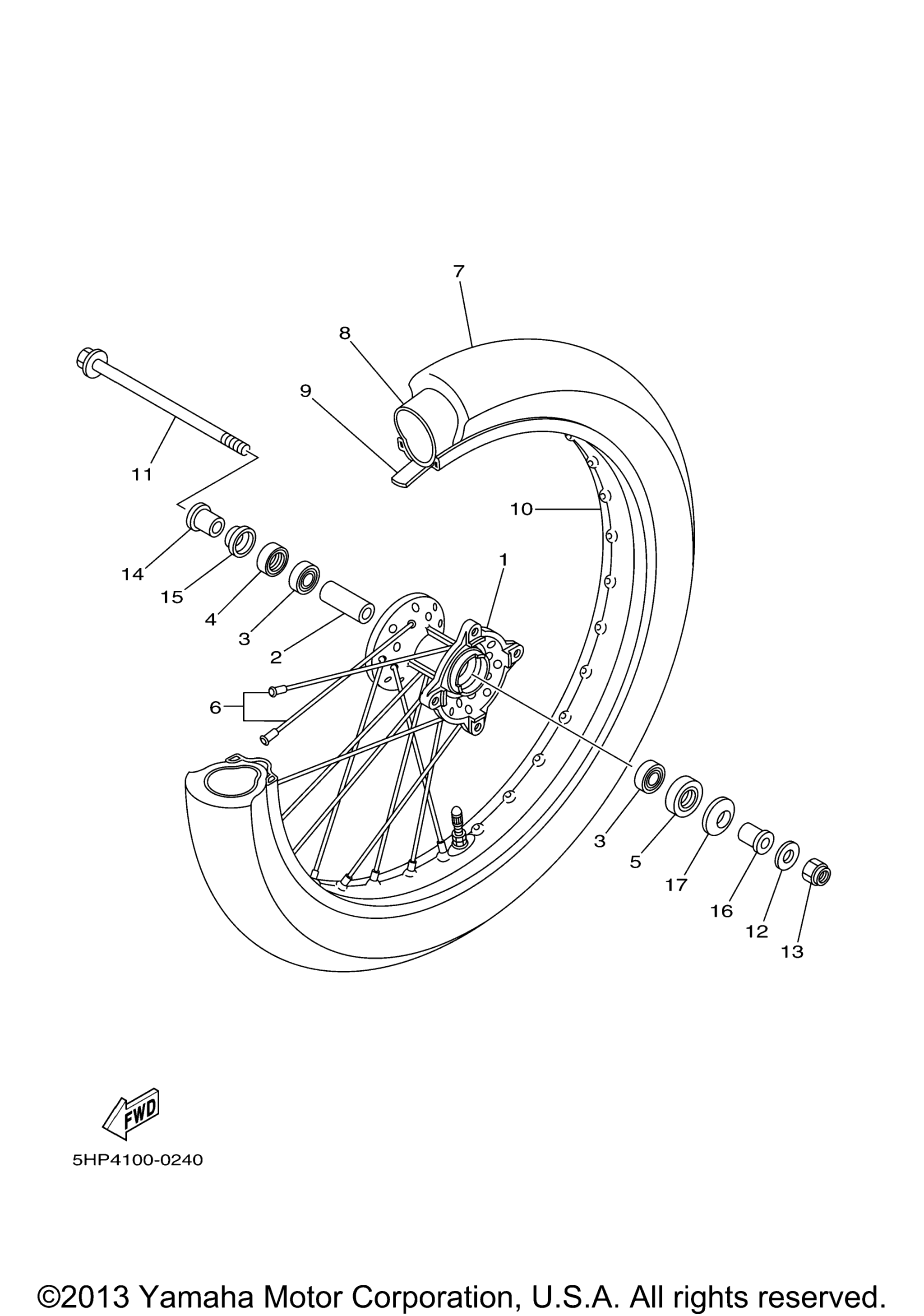 Передняя часть Wheel Lew
