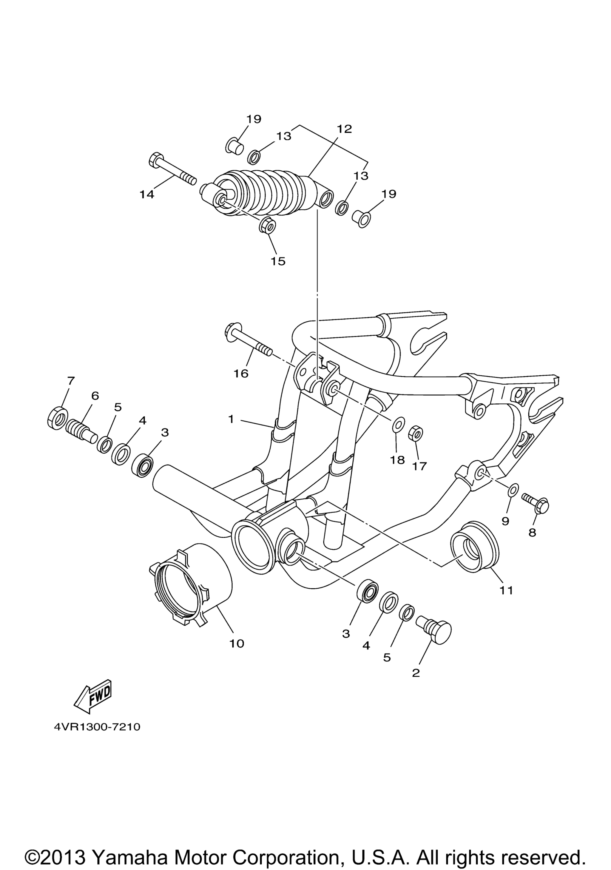 Задняя часть ARM SUSPENSION