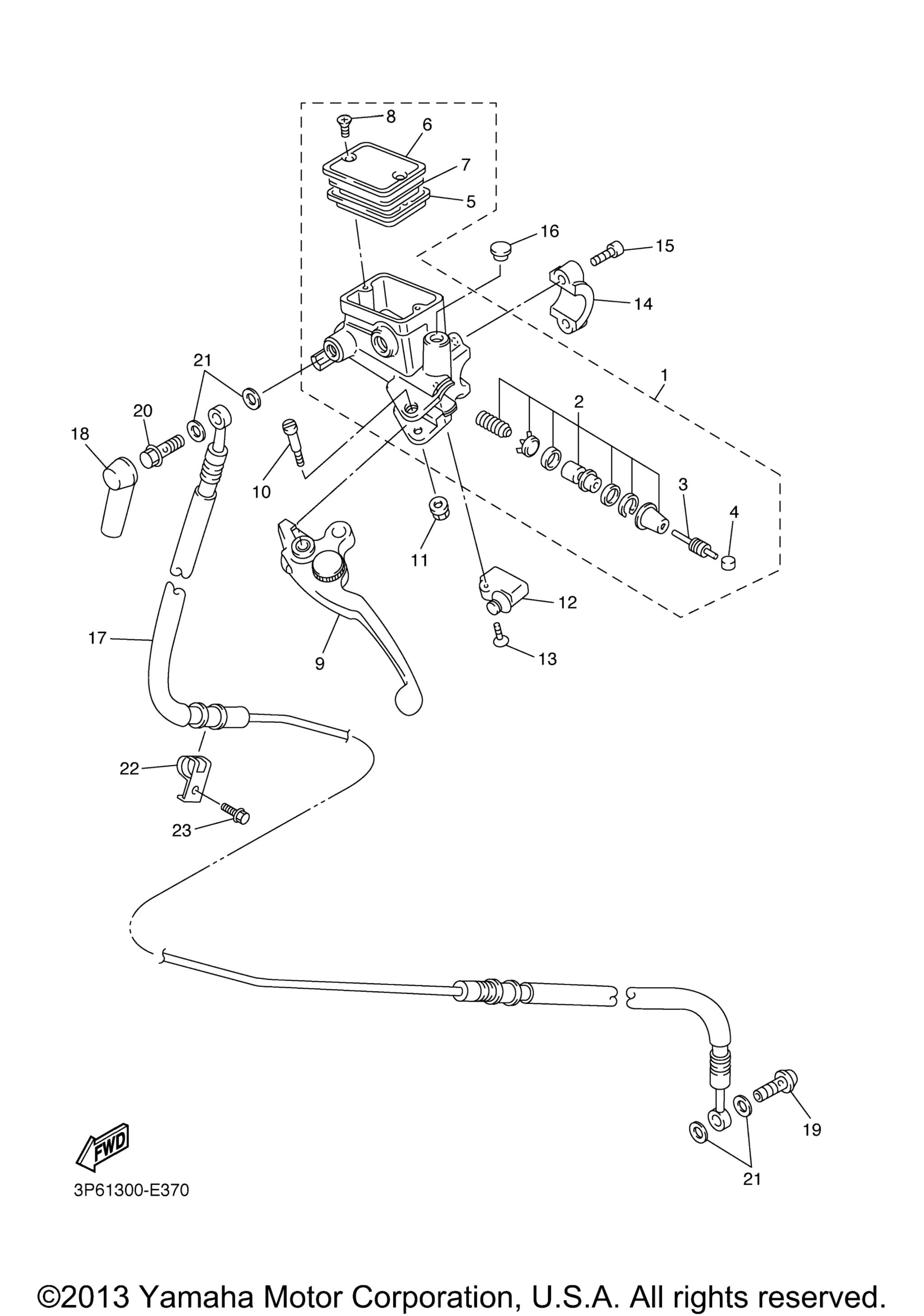 Передняя часть Master Cylinder 2