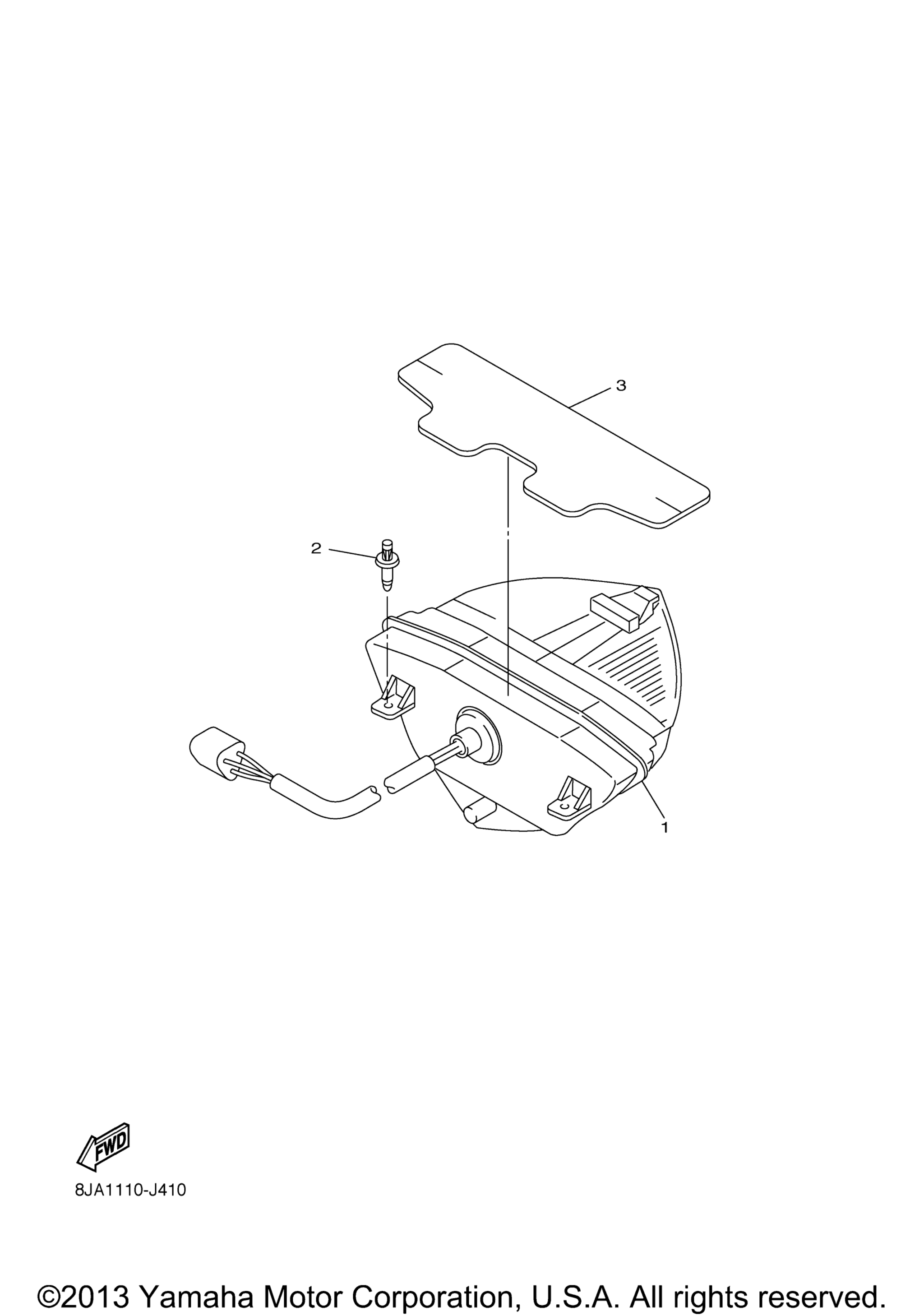 Задний фонарь
