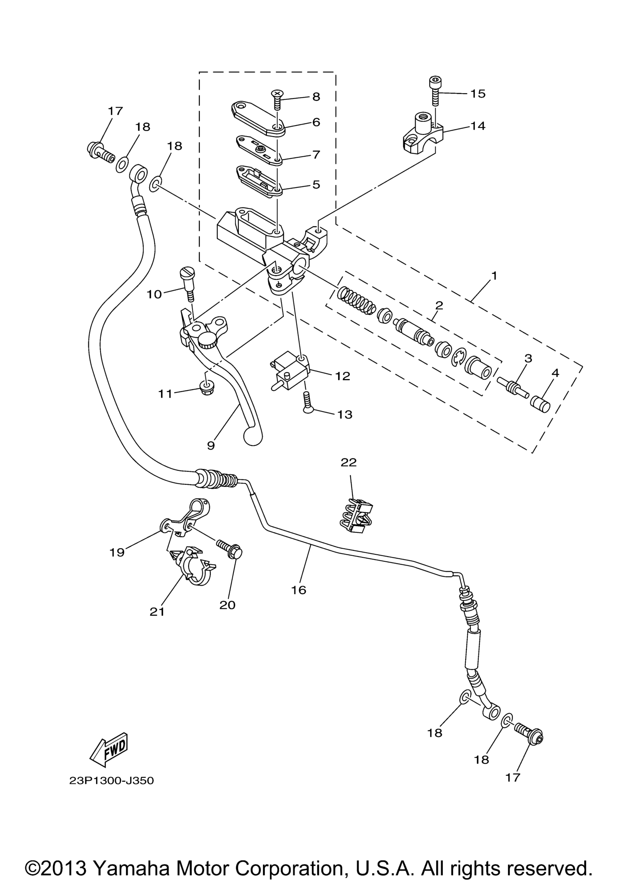 Передняя часть Master Cylinder 2