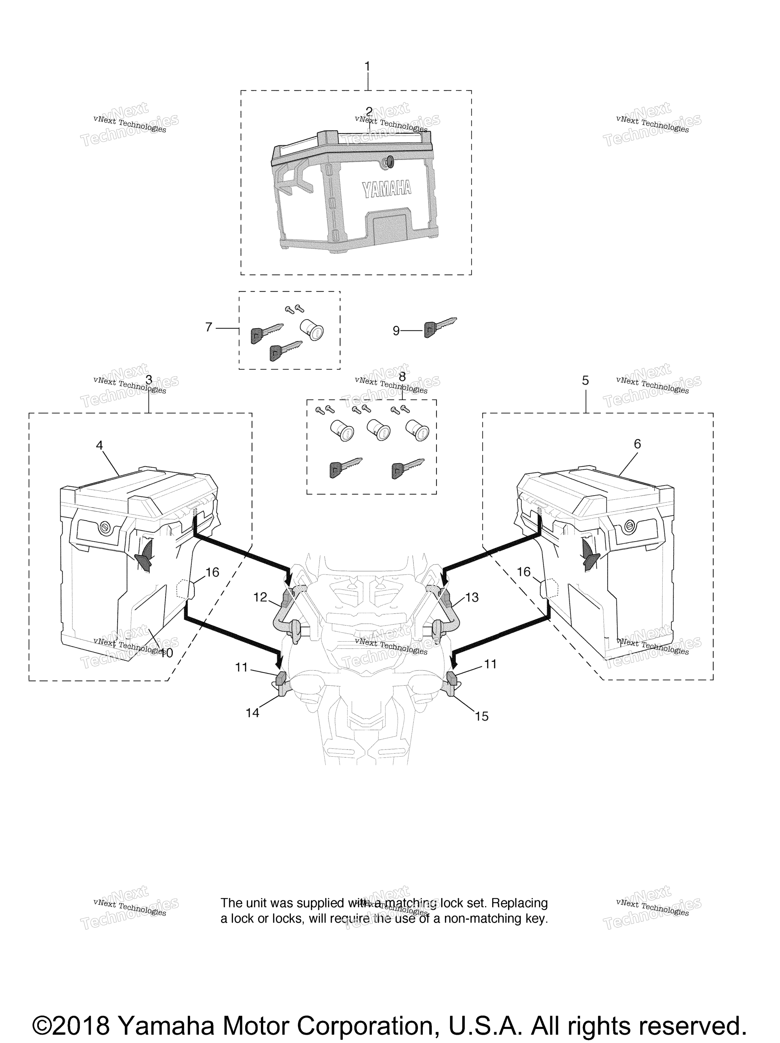 Опциональное оборудование Trunk Side Case