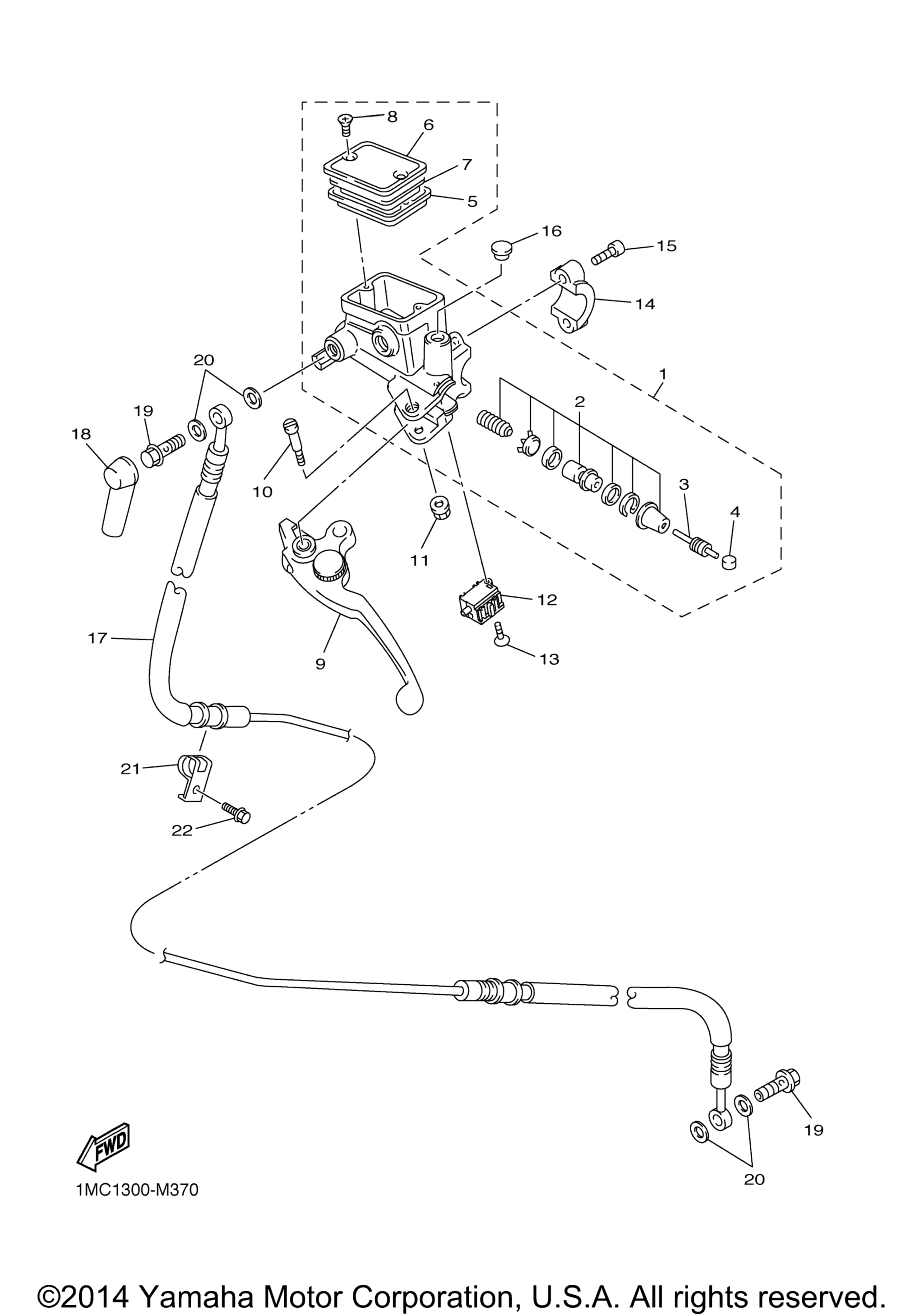 Передняя часть Master Cylinder 2