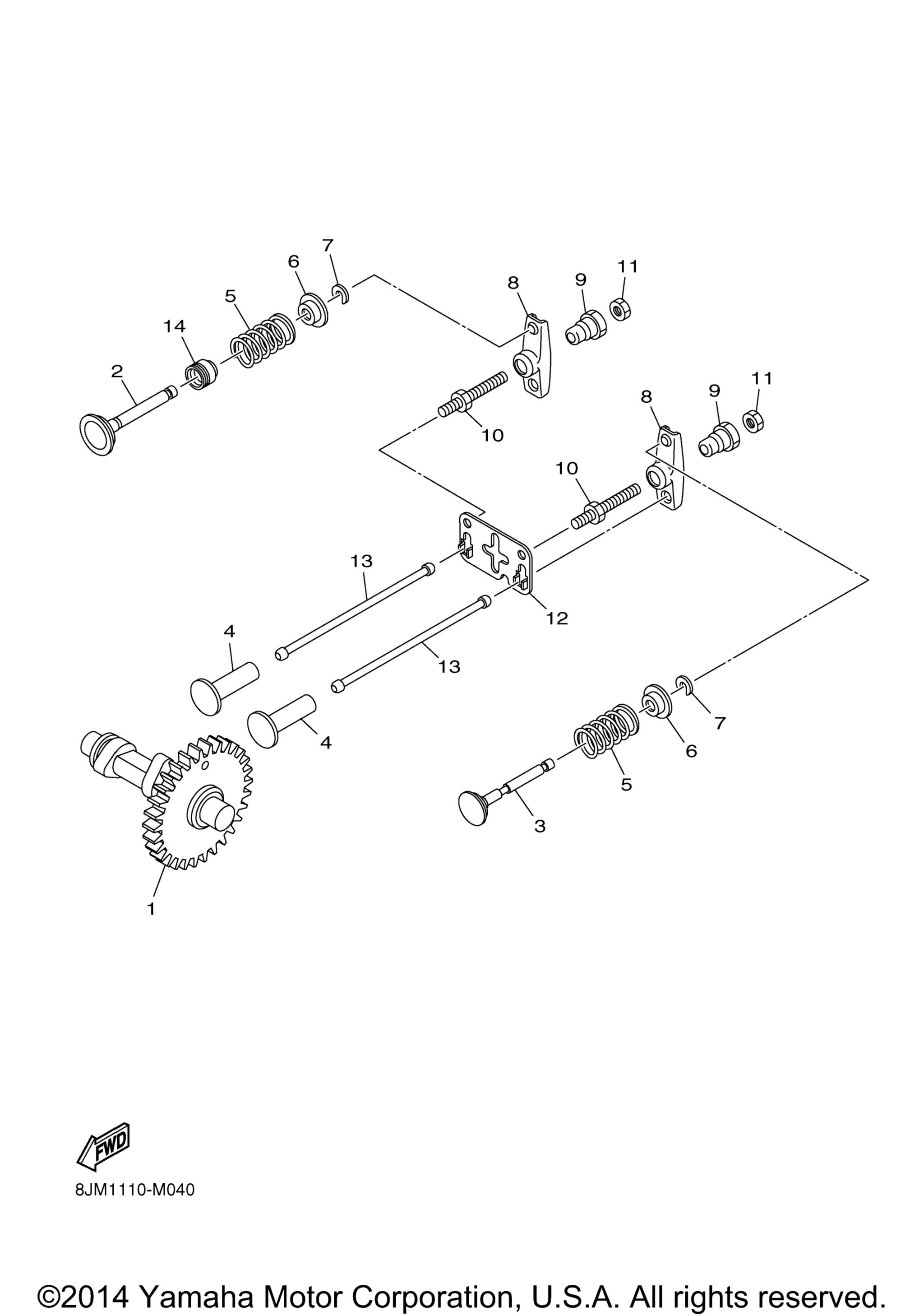 CAMSHAFT клапан