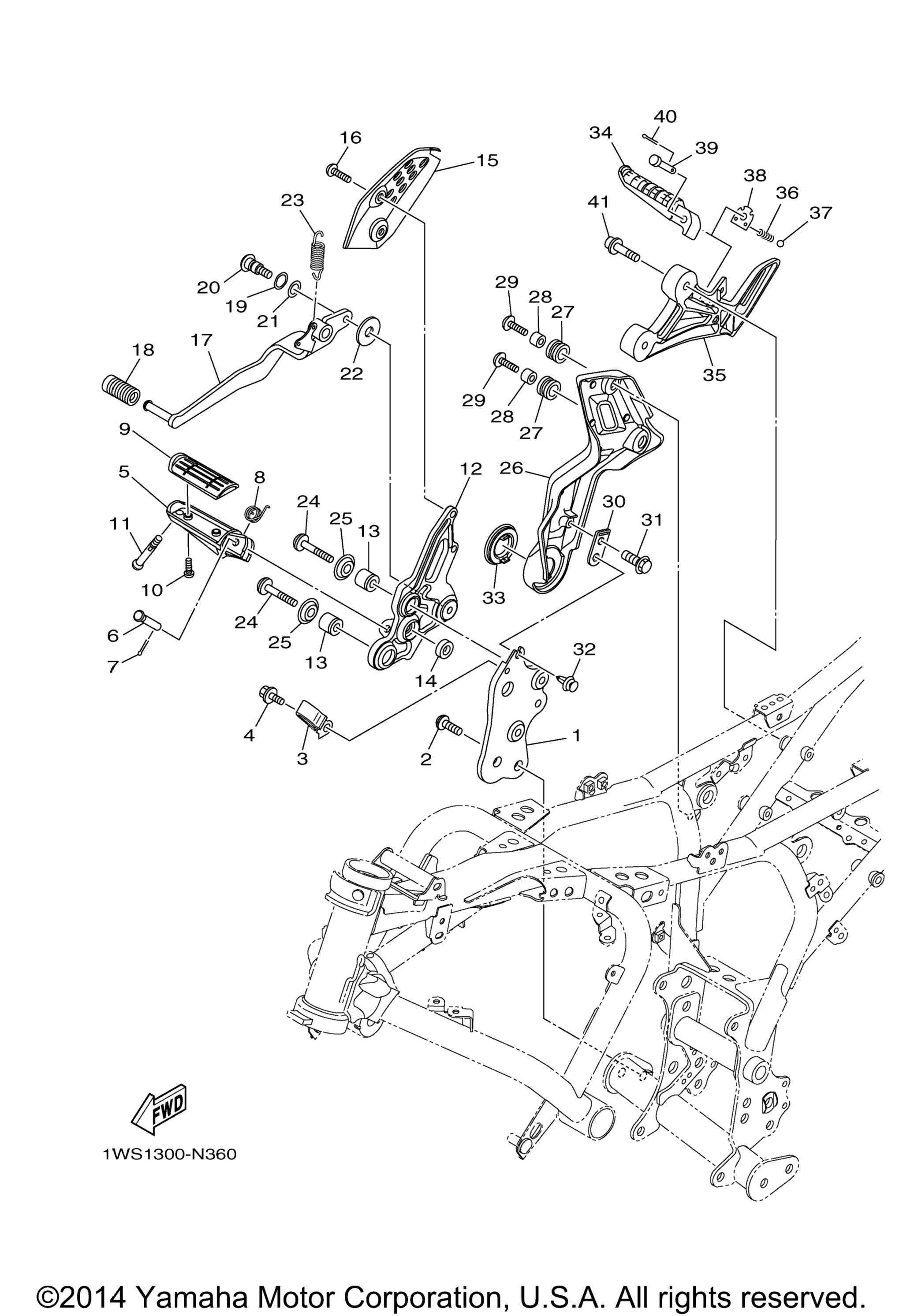 Подставка Footrest 2