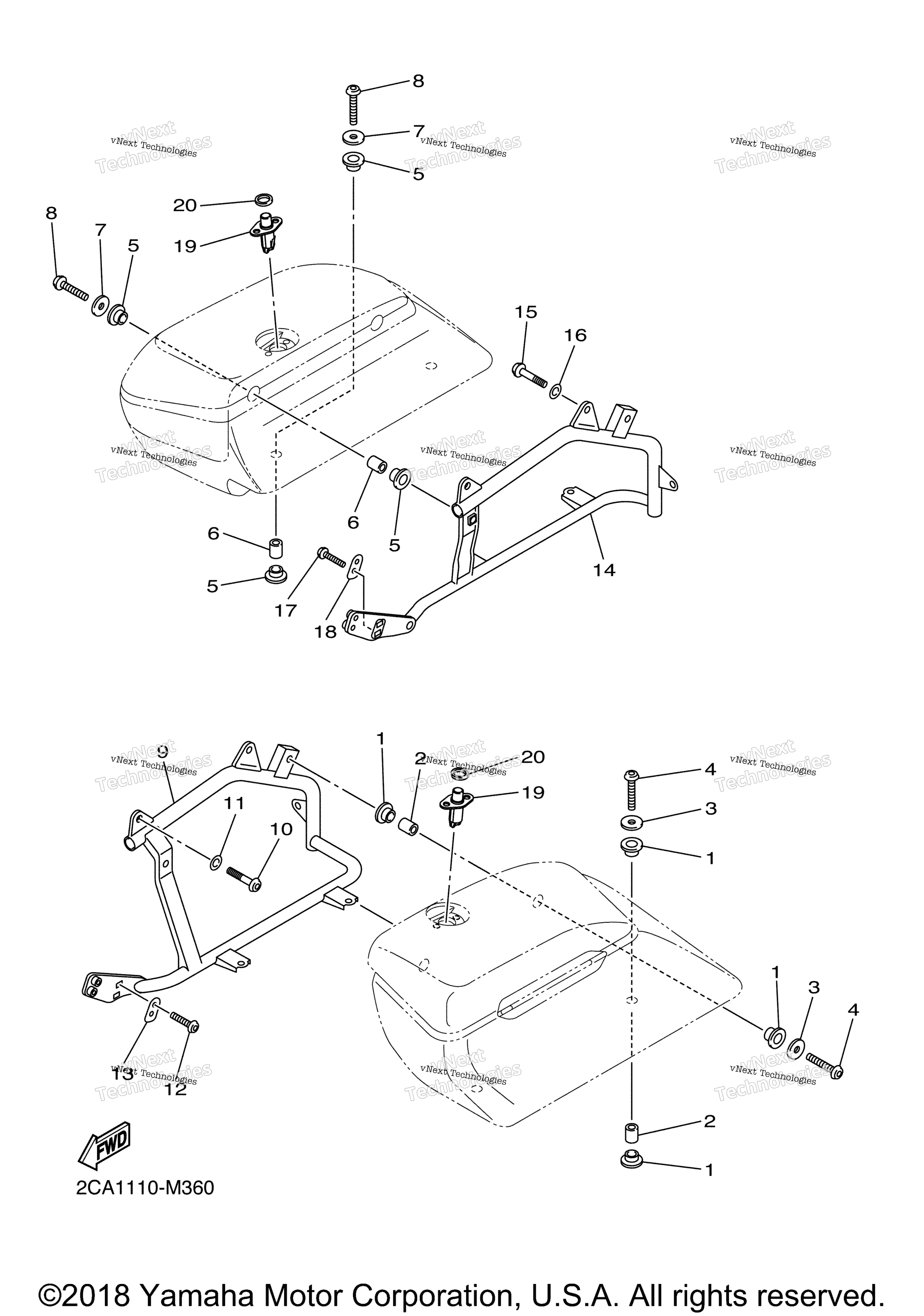 Saddlebag крепление