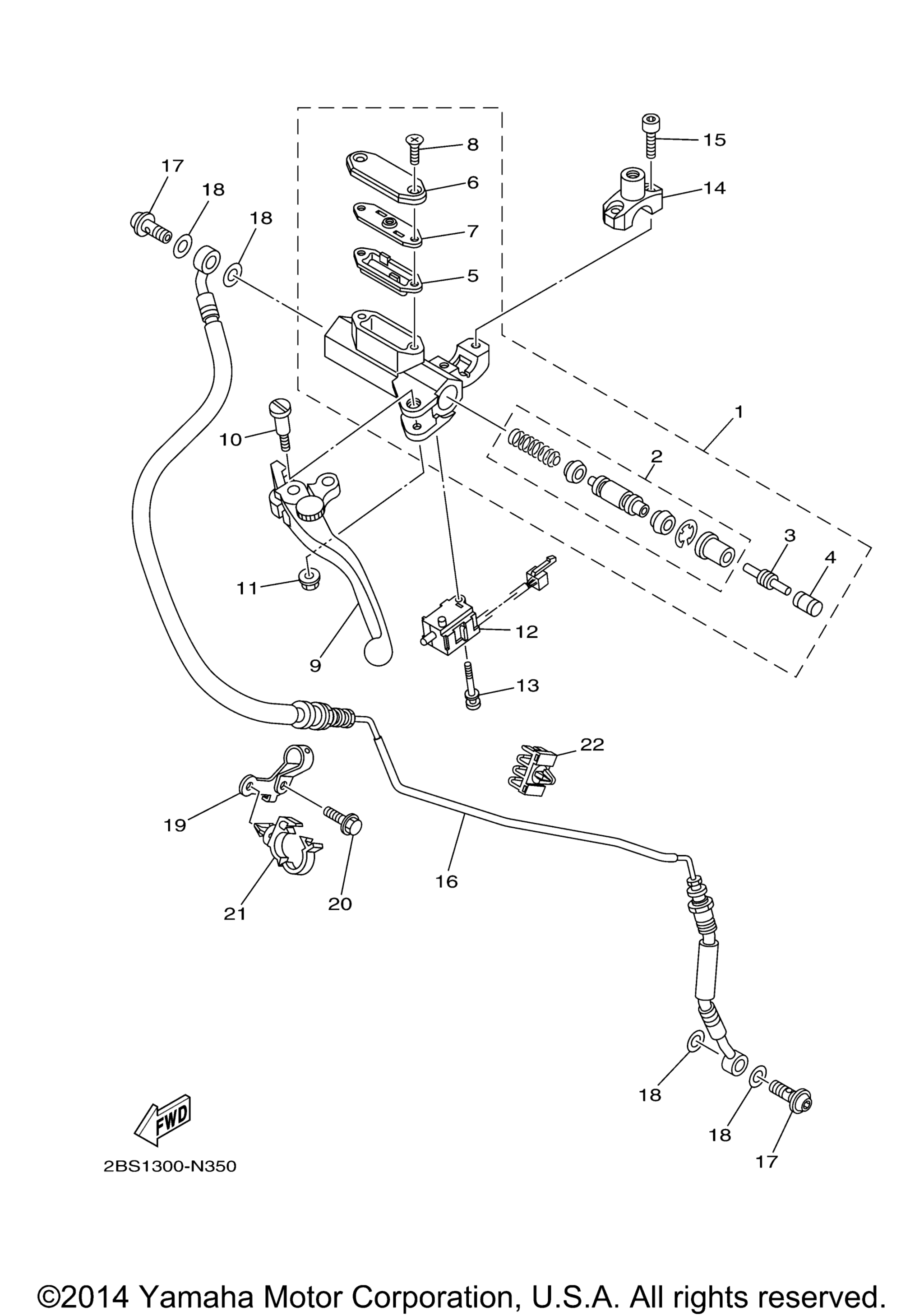 Передняя часть Master Cylinder 2