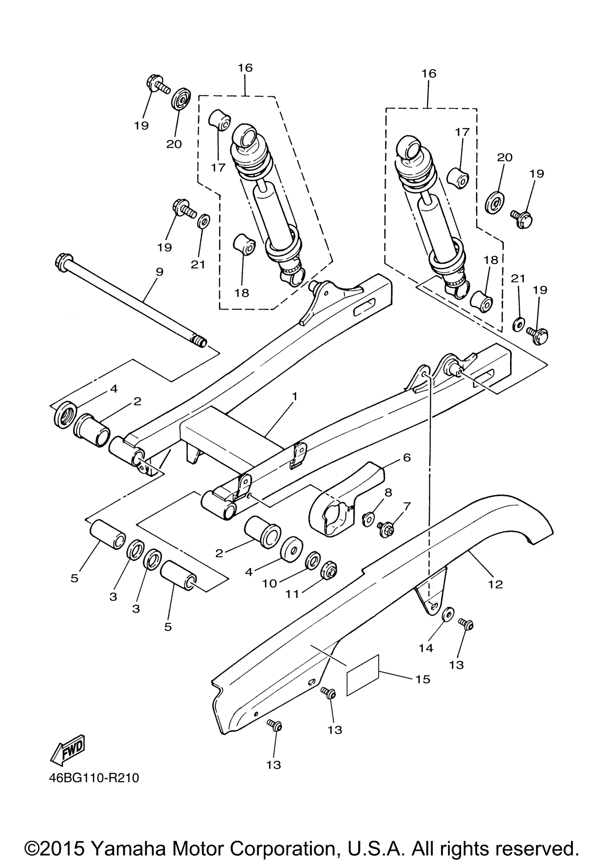 Задняя часть ARM SUSPENSION