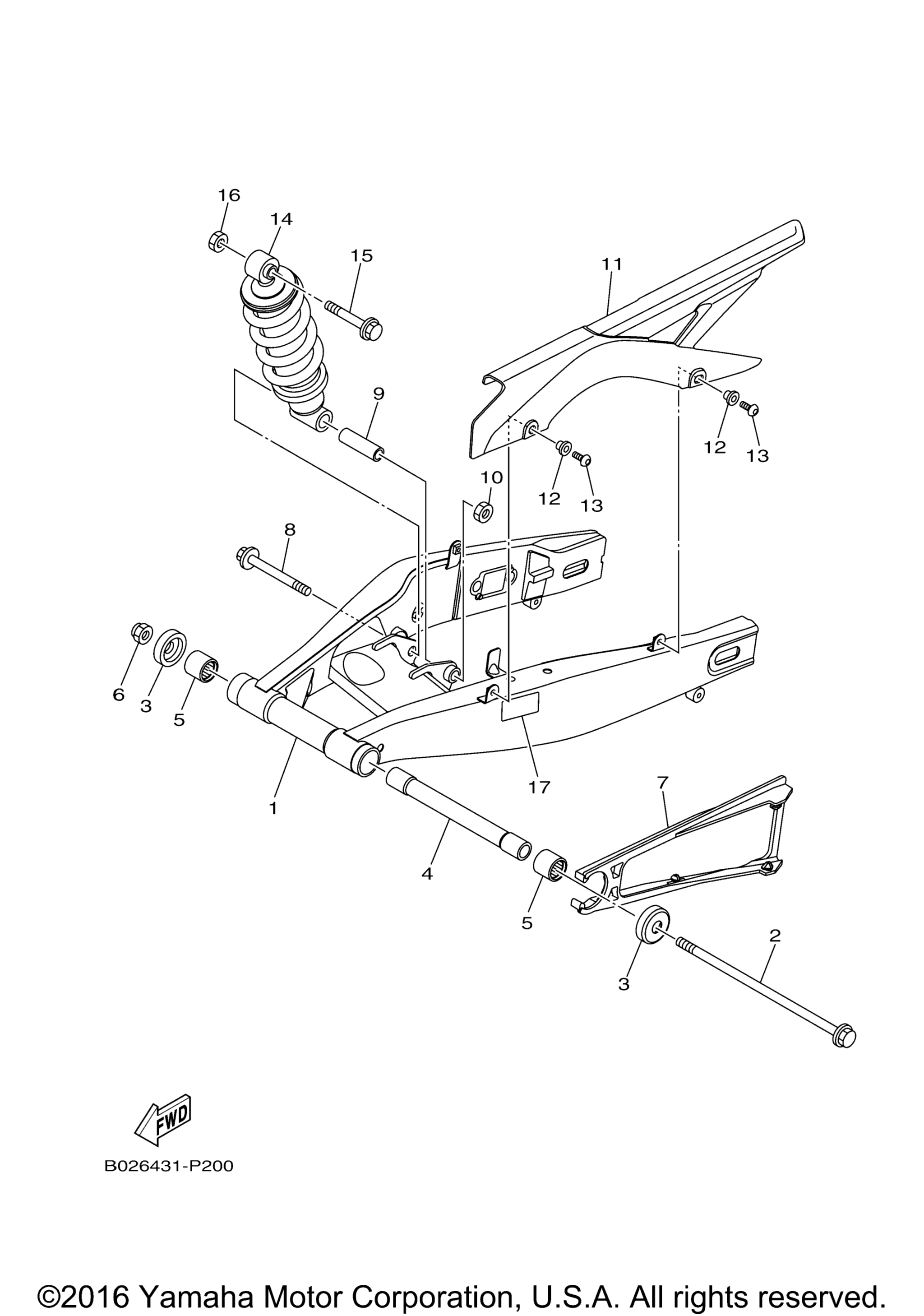 Задняя часть ARM SUSPENSION