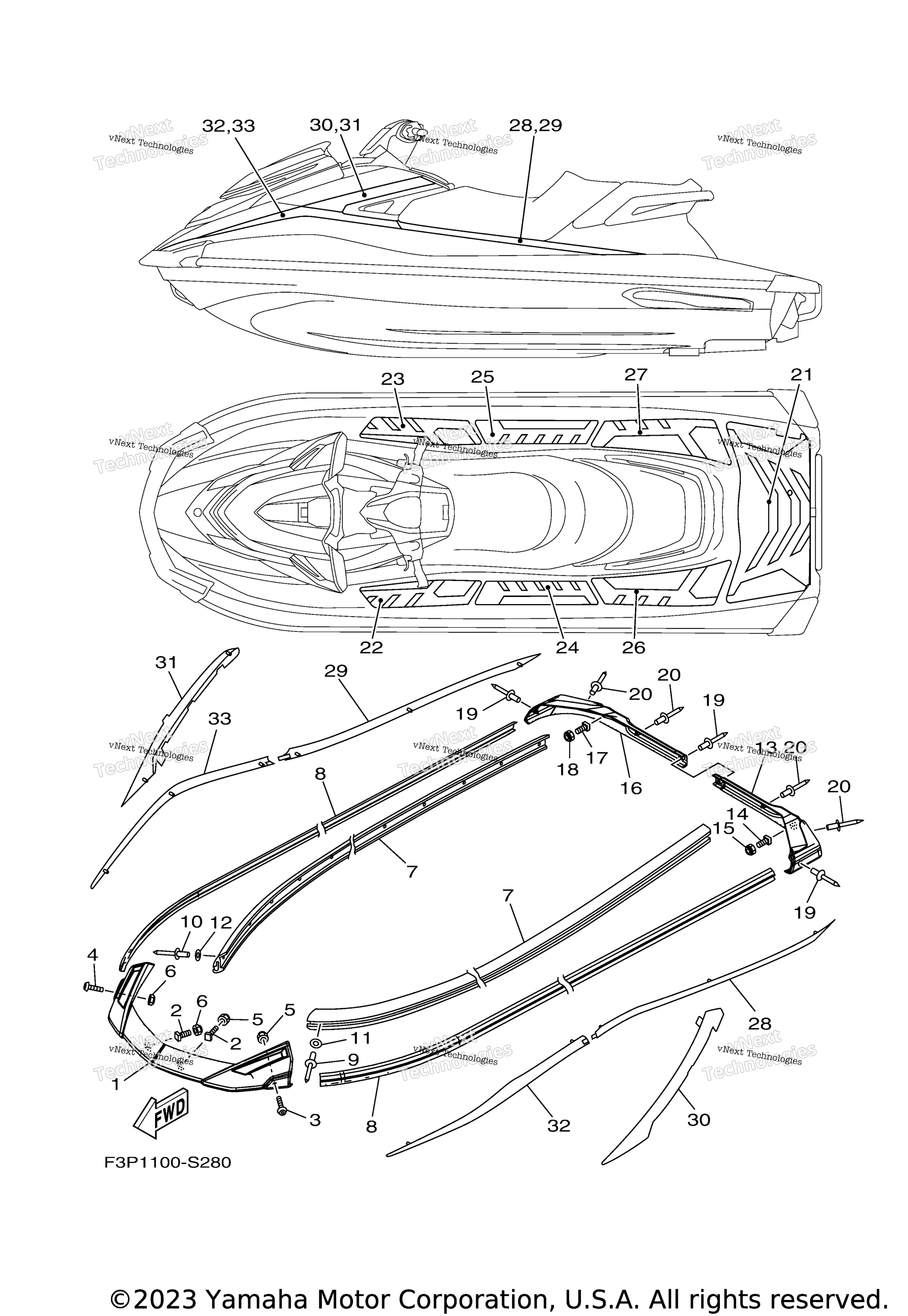 Gunwale Mat