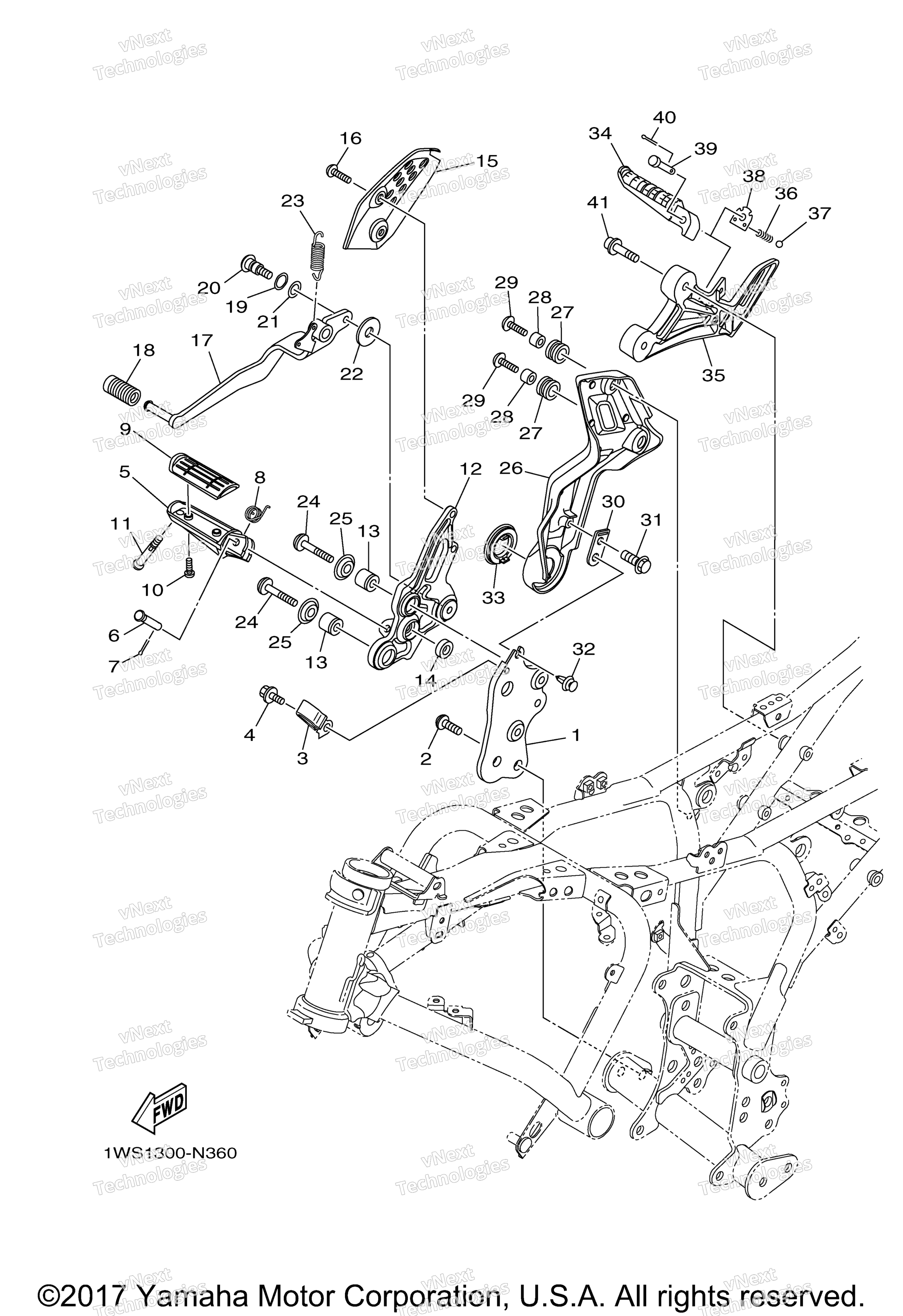 Подставка Footrest 2