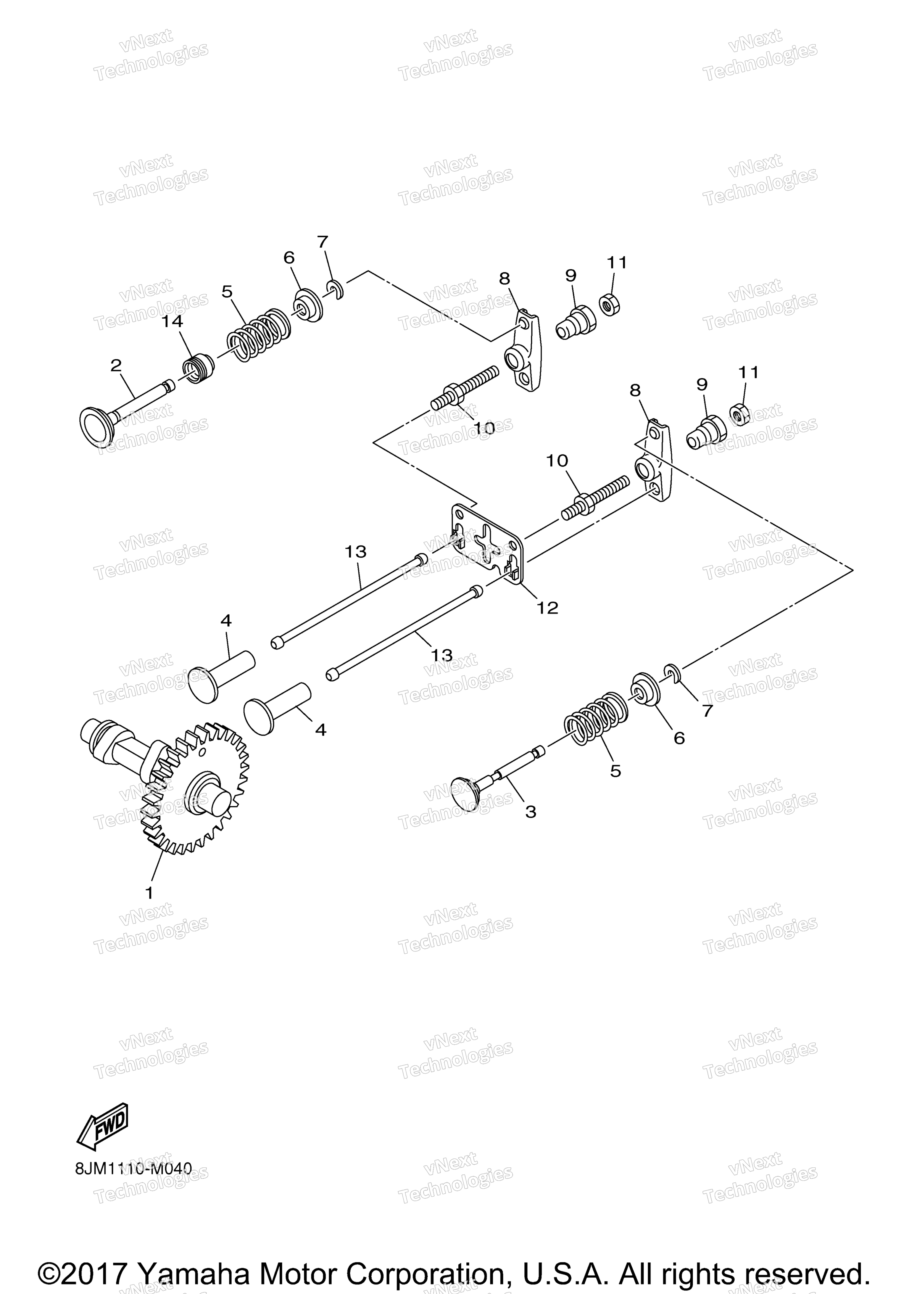 CAMSHAFT клапан