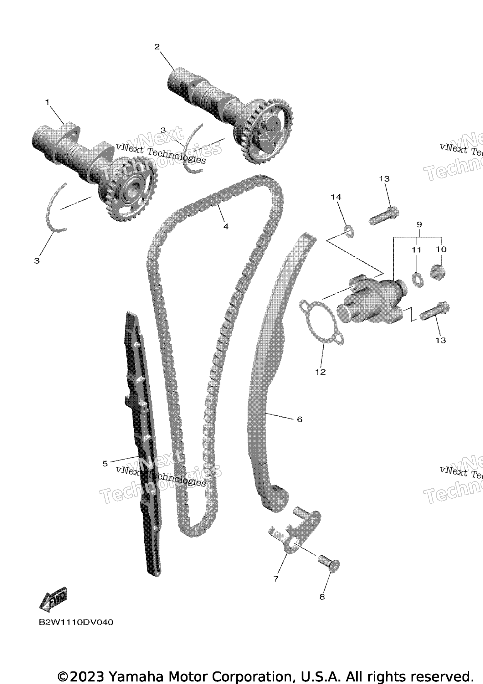 ЦЕПЬ РАСПРЕДВАЛА