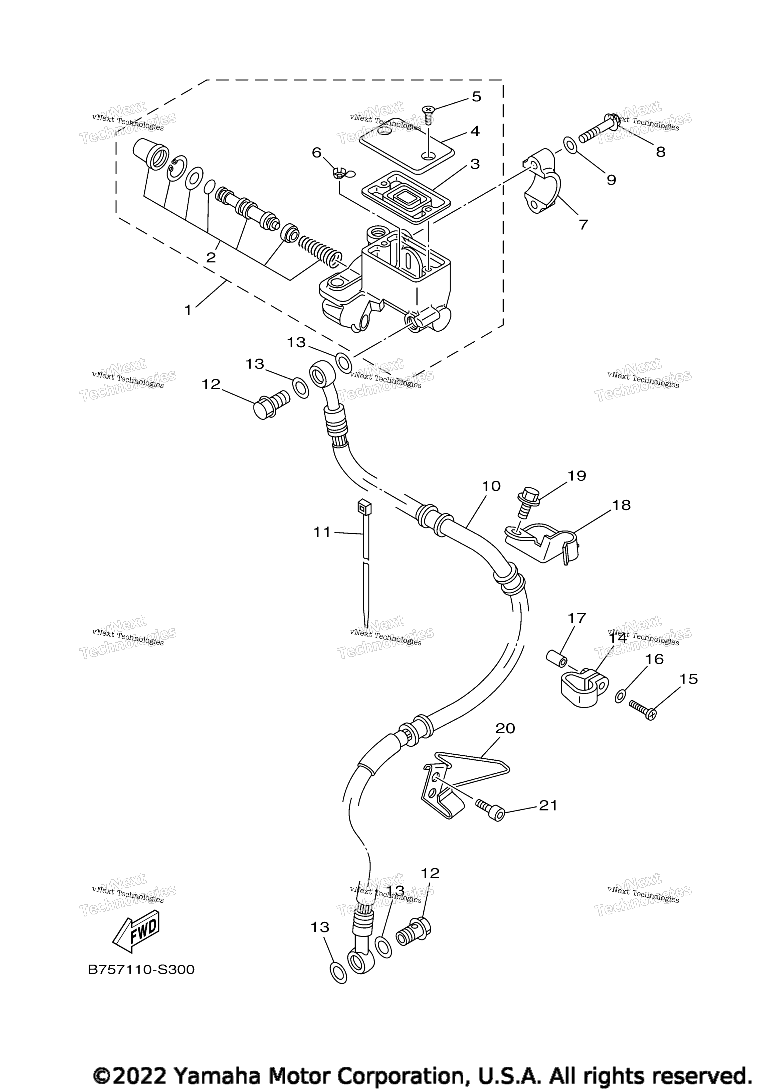 FRONT MASTER CYLINDER