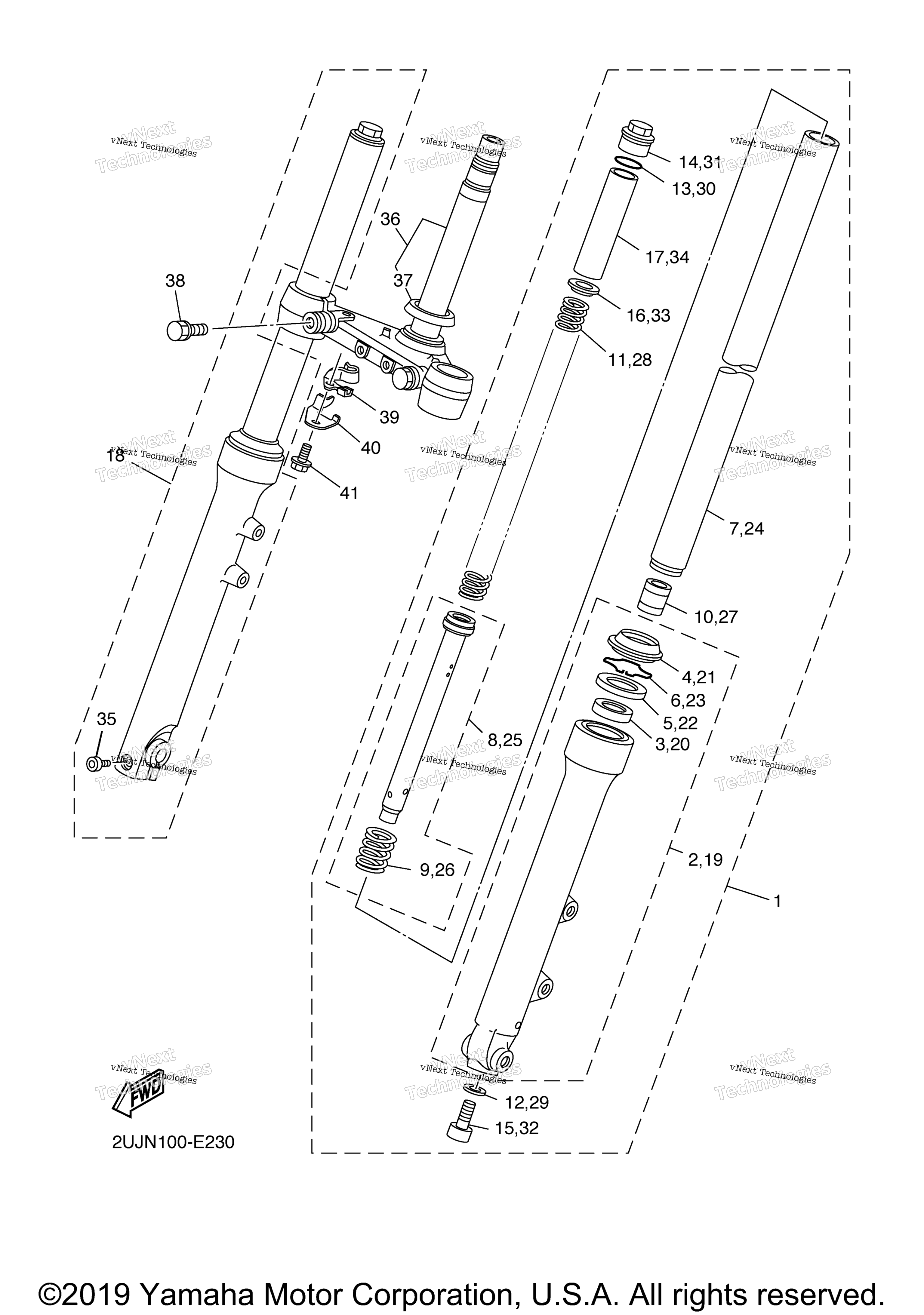 Передняя вилка