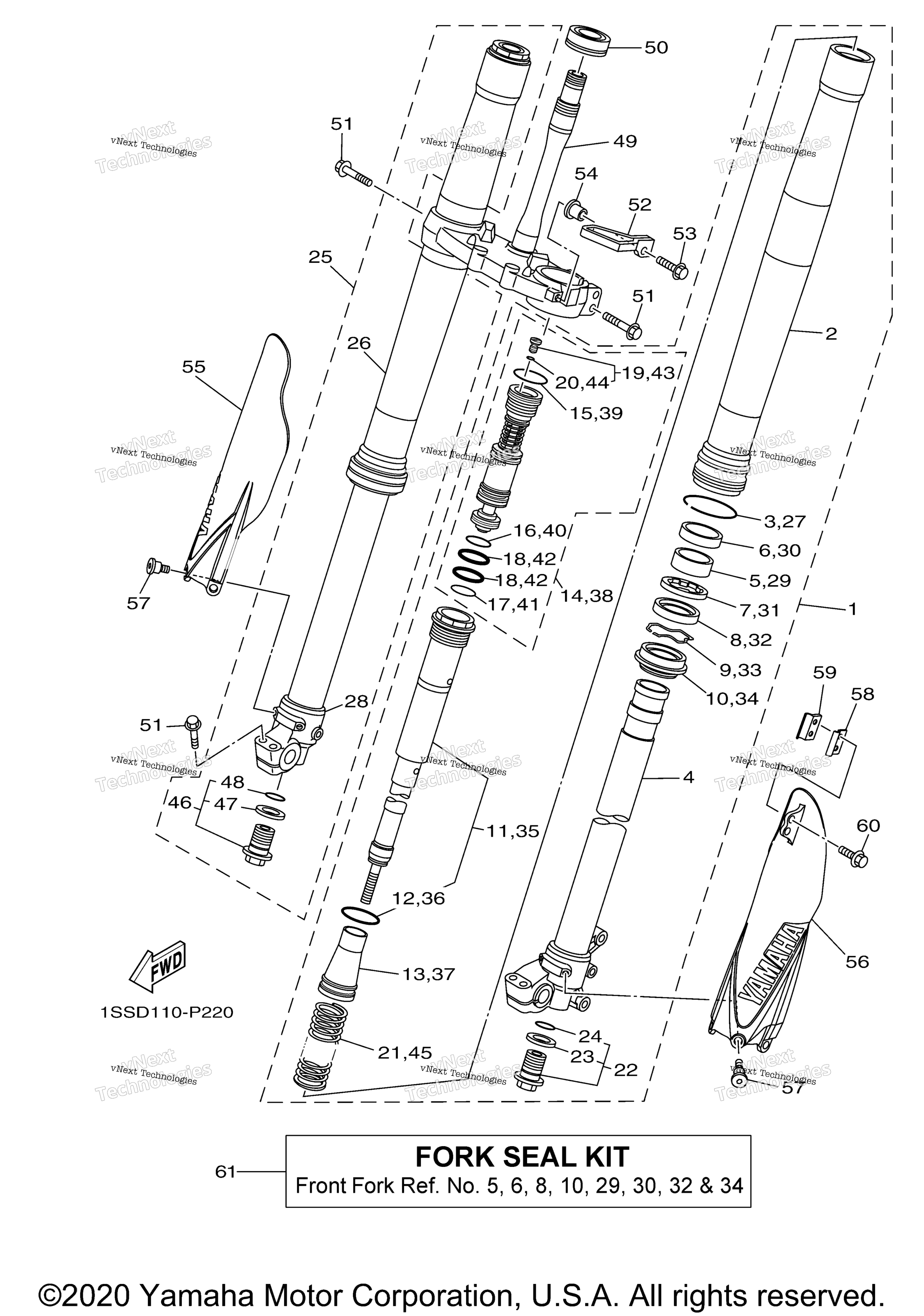 Передняя вилка