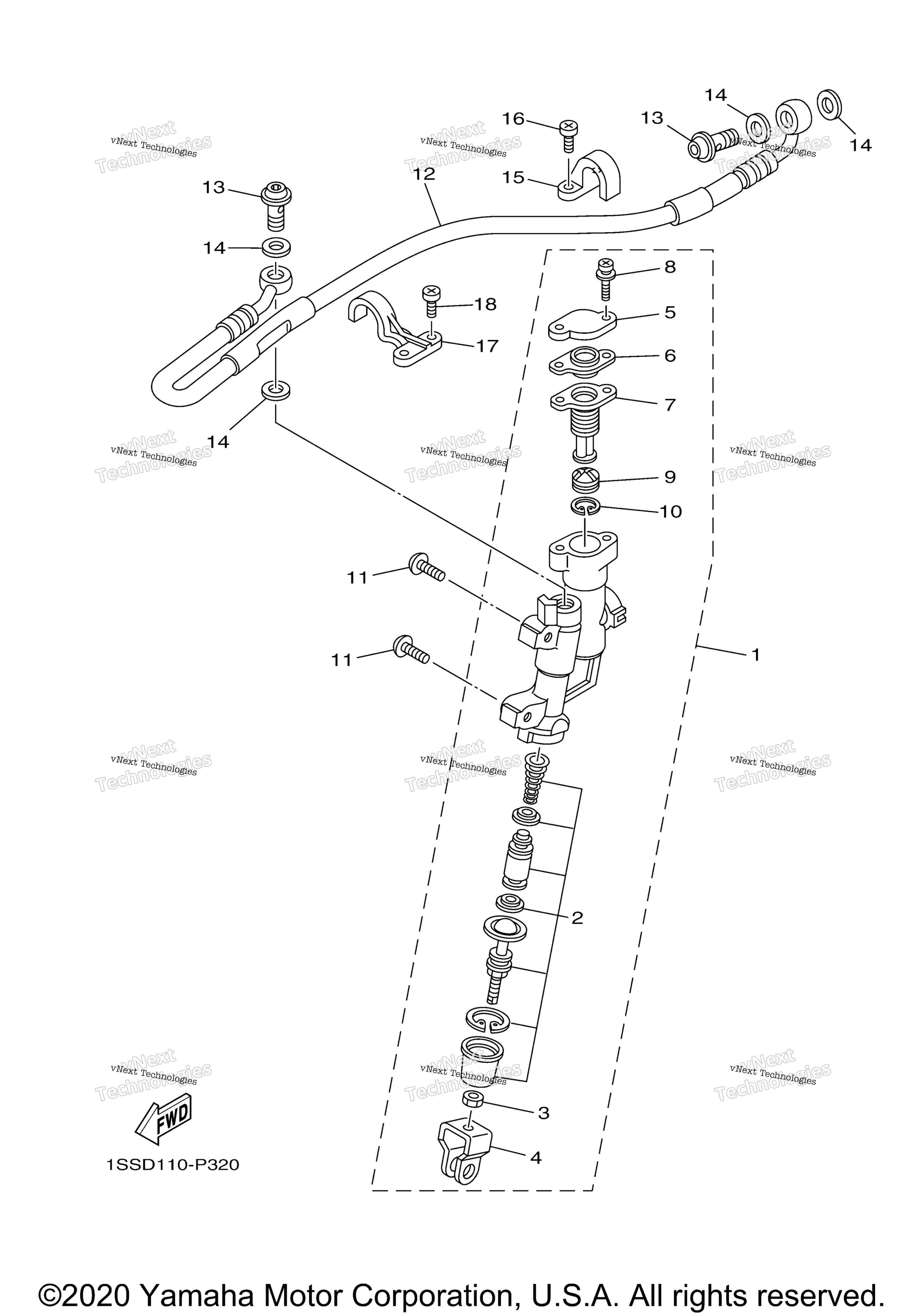 REAR MASTER CYLINDER