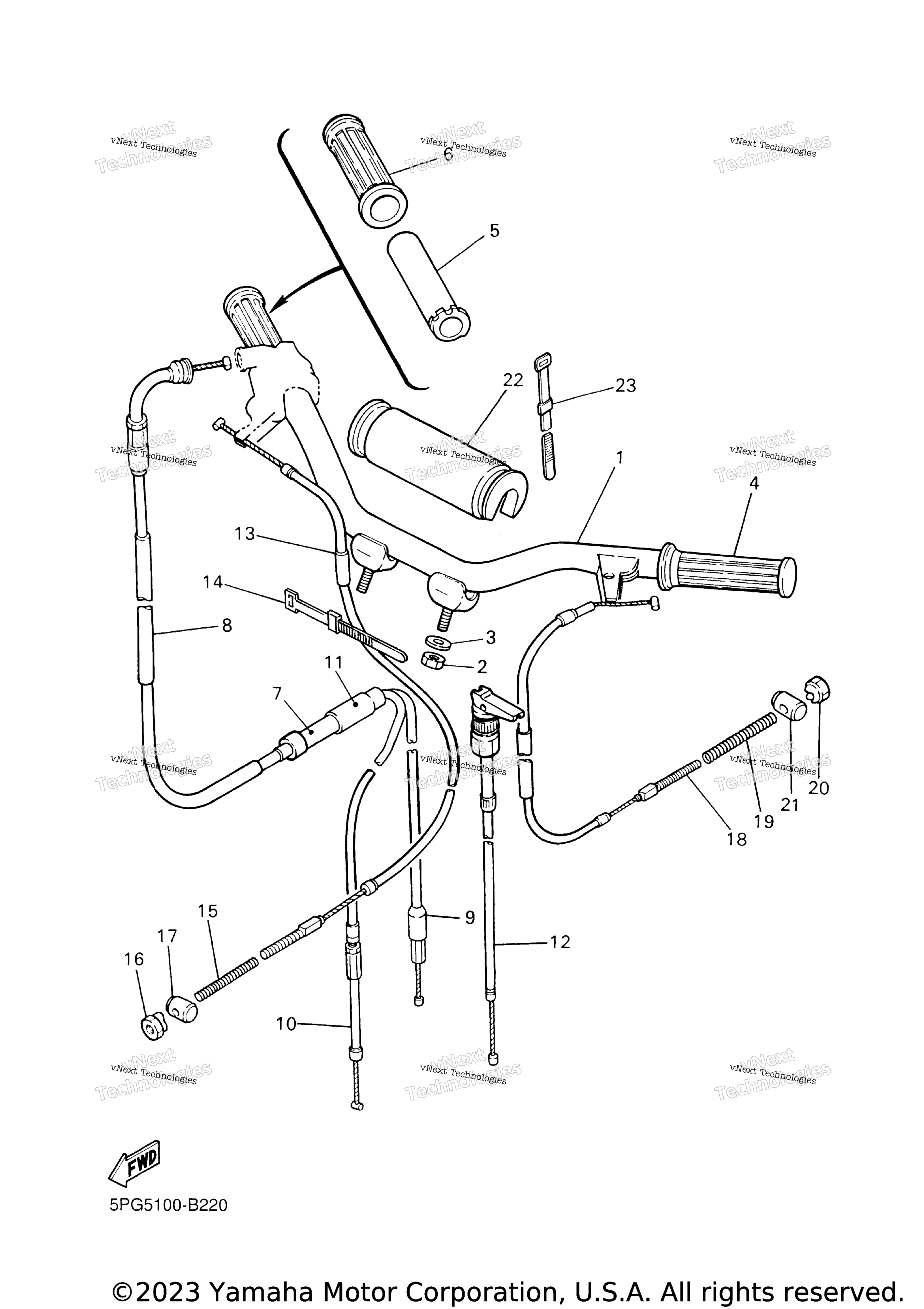 STEERING HANDLE & CABLE