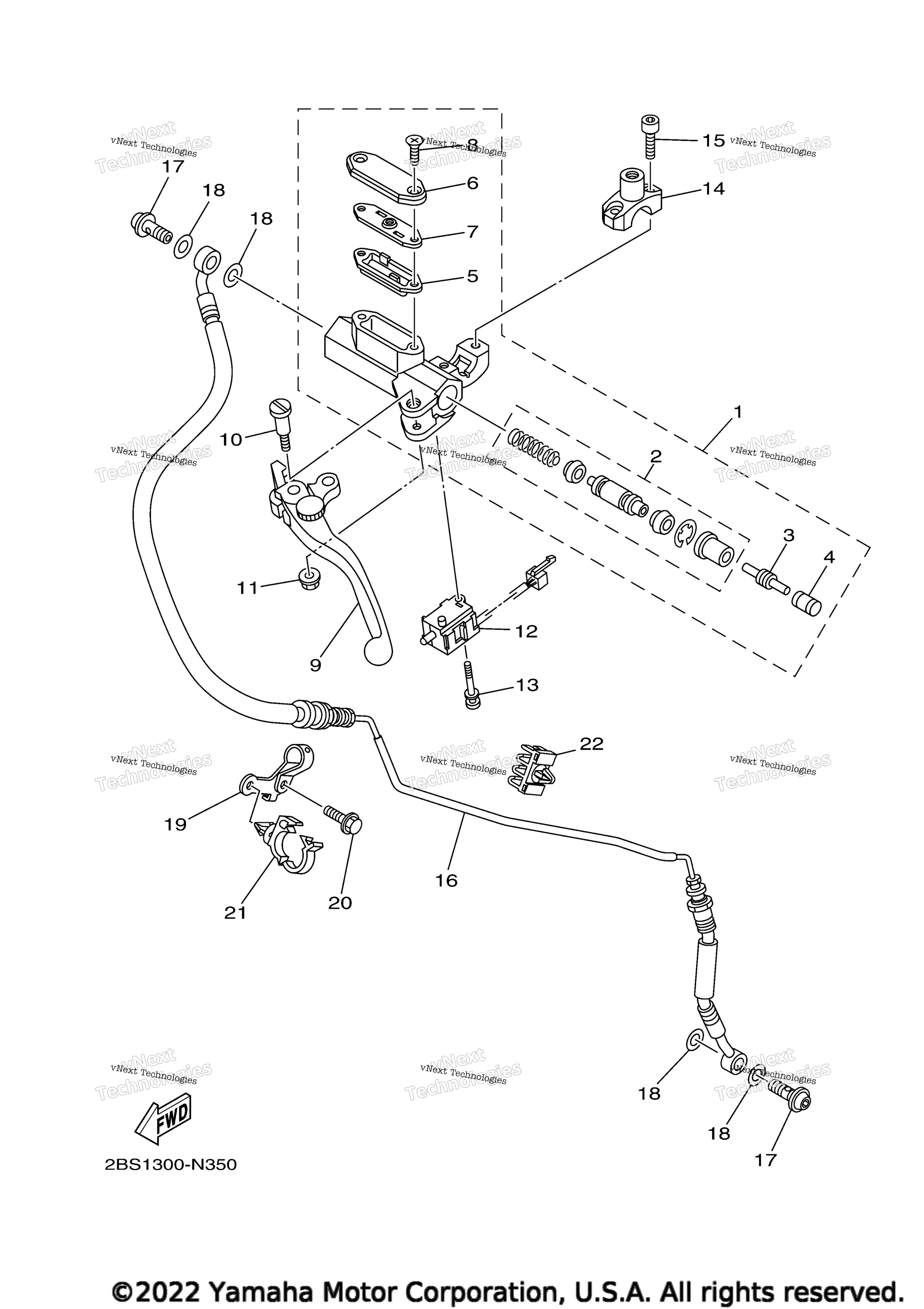 Передняя часть Master Cylinder 2