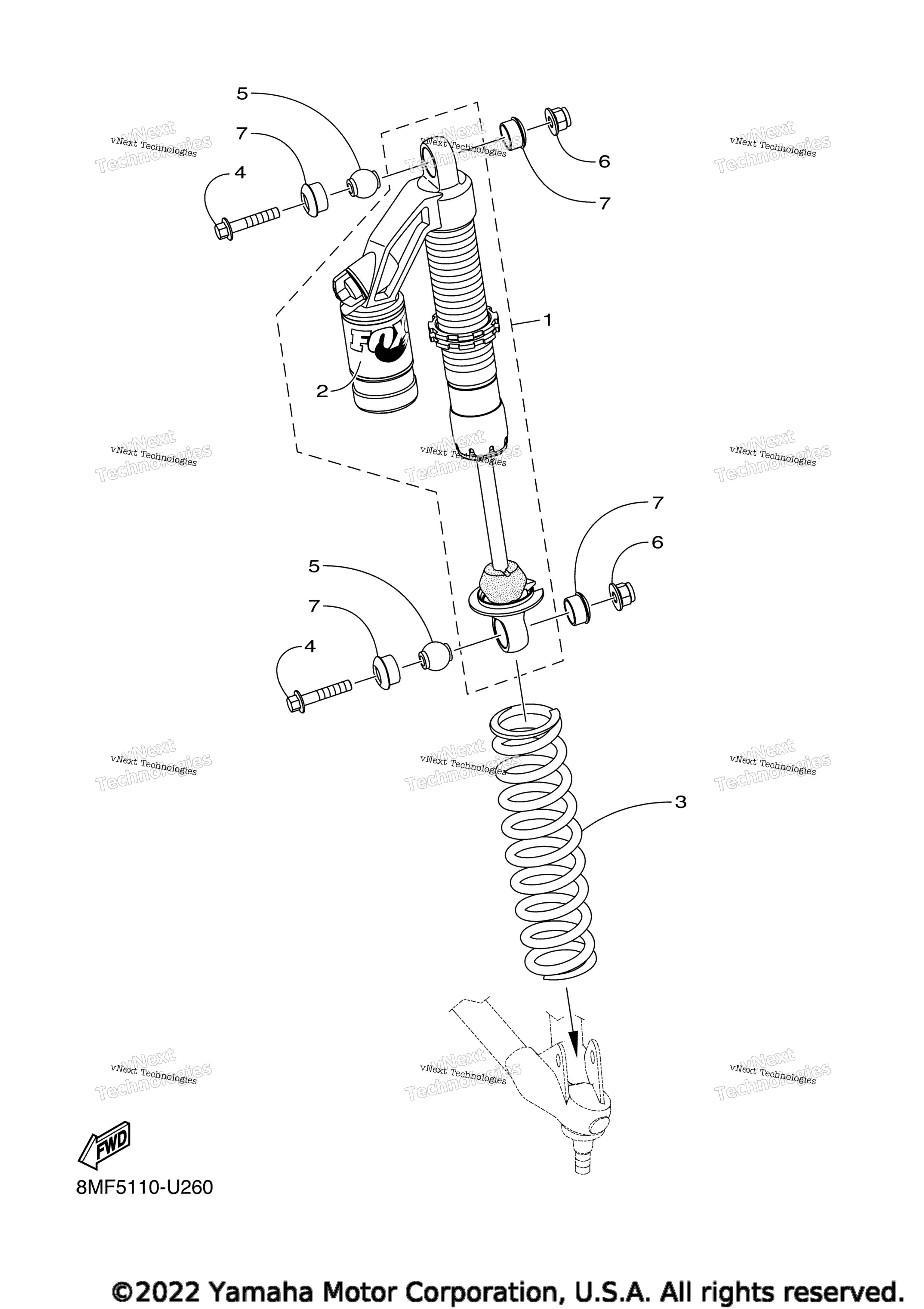 Передняя часть Suspension 2