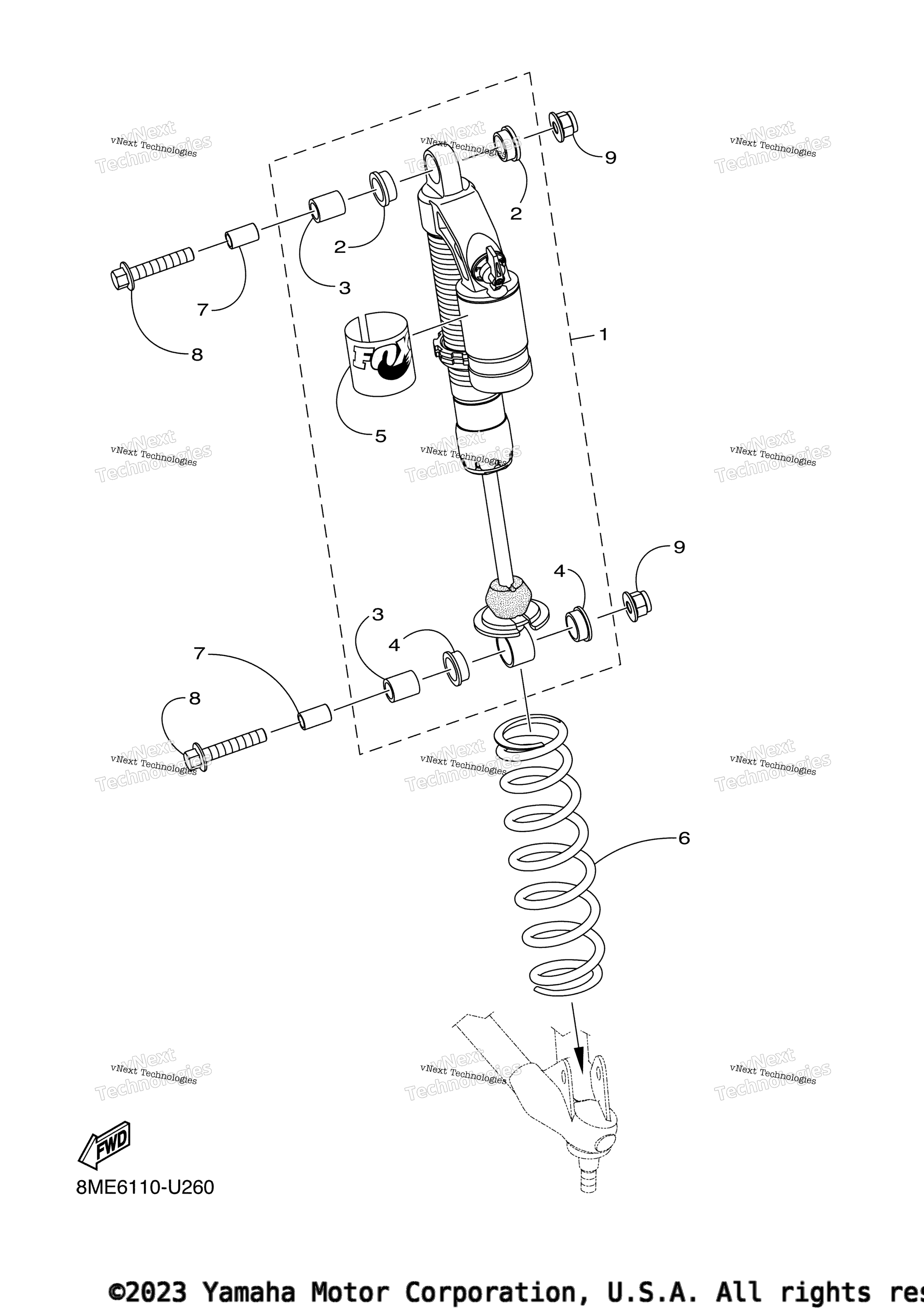 Передняя часть Suspension 2