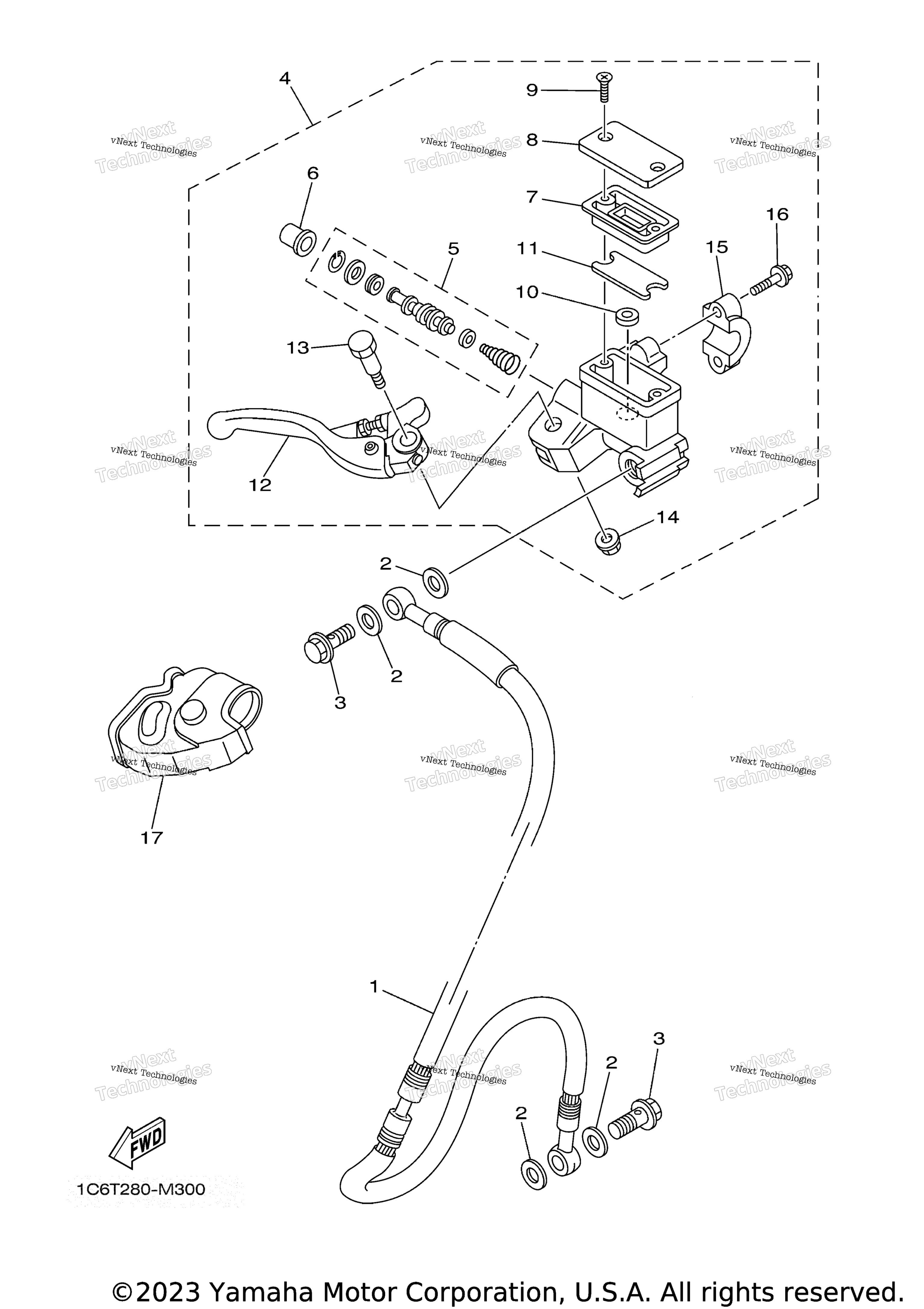 FRONT MASTER CYLINDER