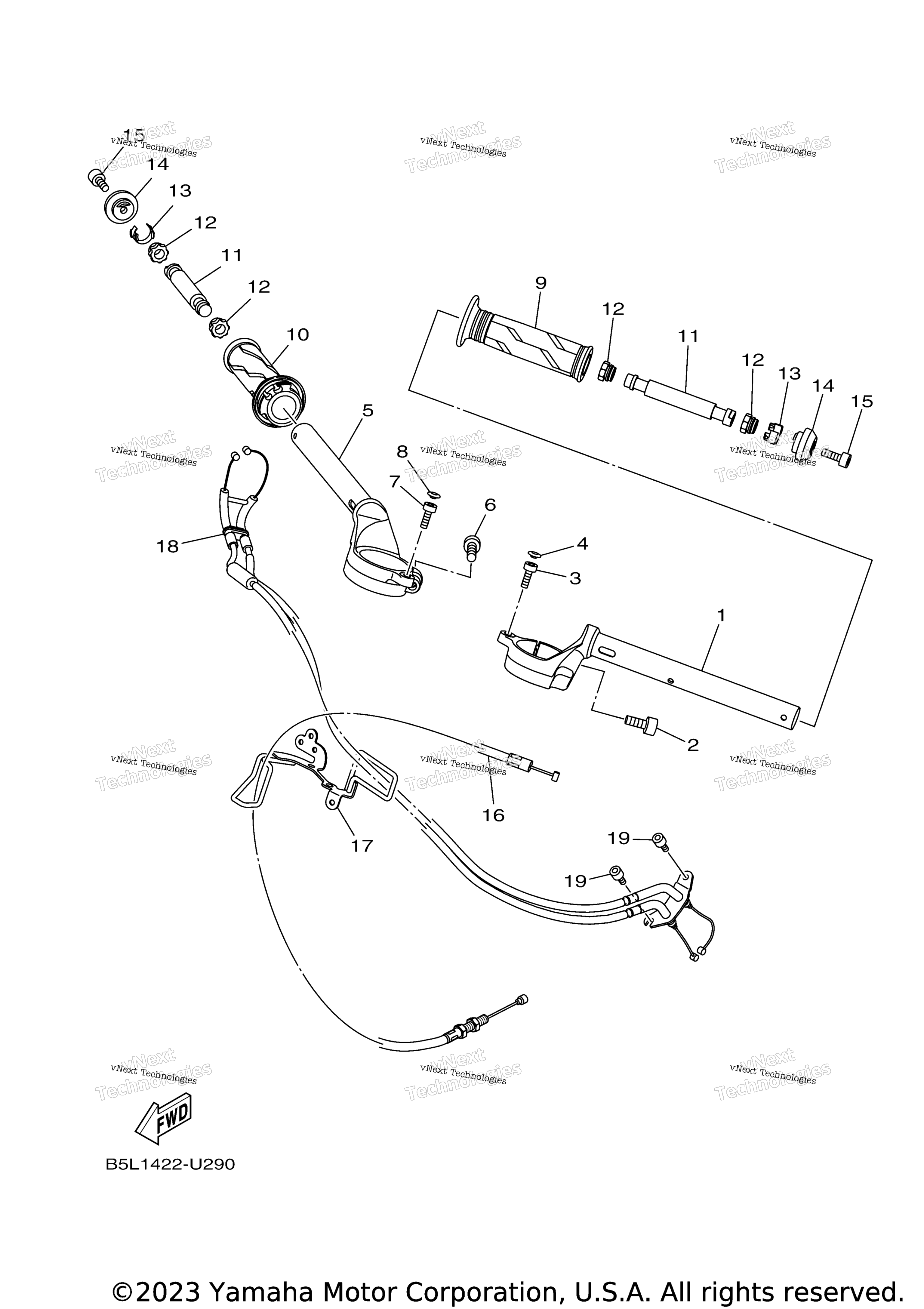 STEERING HANDLE & CABLE