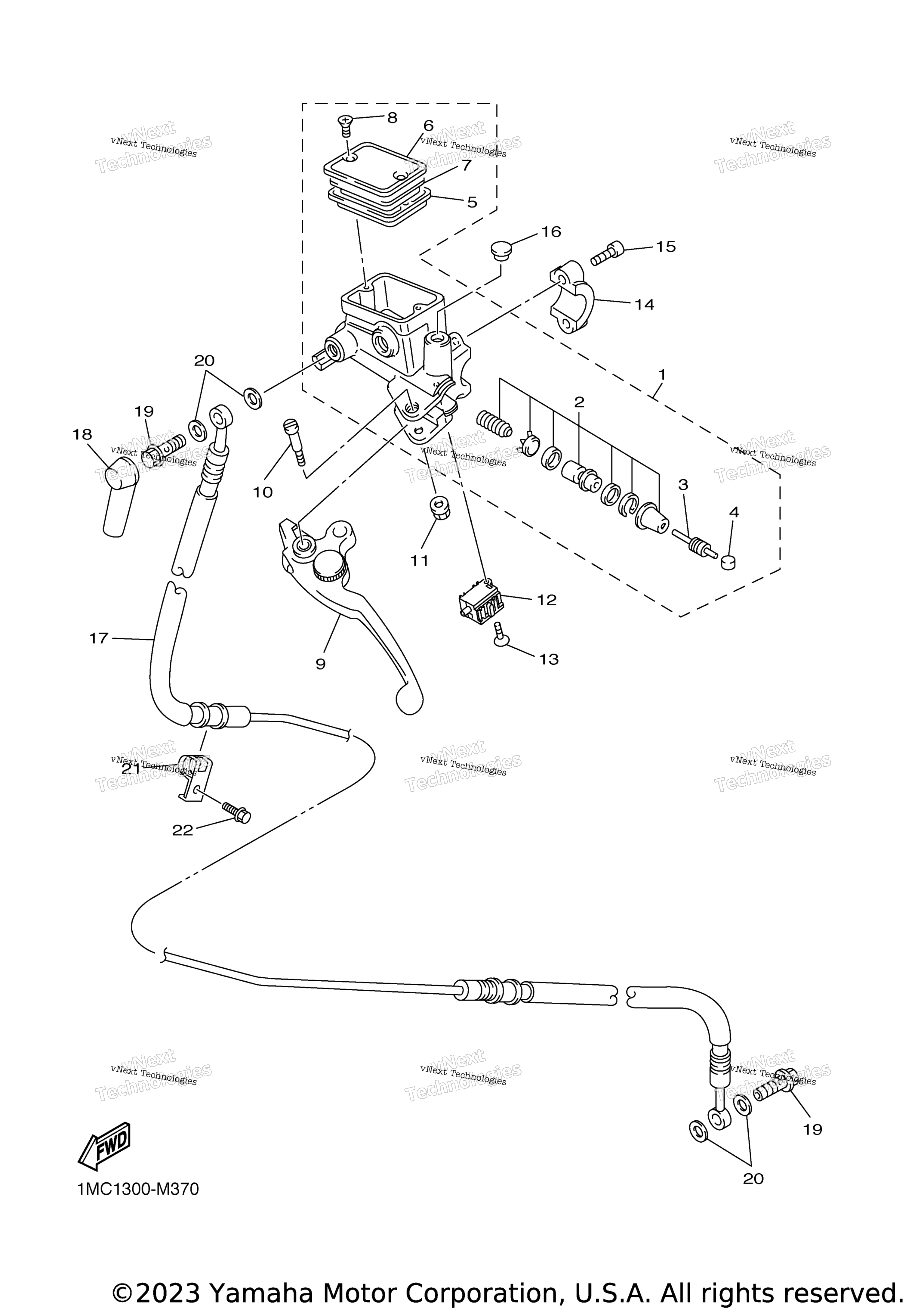 Передняя часть Master Cylinder 2