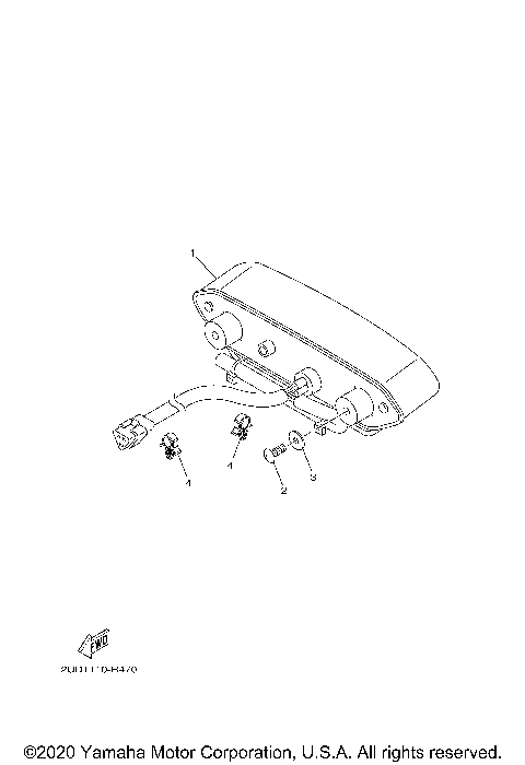 2020 GRIZZLY EPS (YFM70GPALG/YFM70GPALW)
