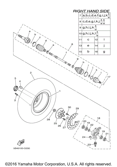 2009 RHINO 700 FI SPECIAL EDITION (YXR7FSEYB/YXR7FSEYR)