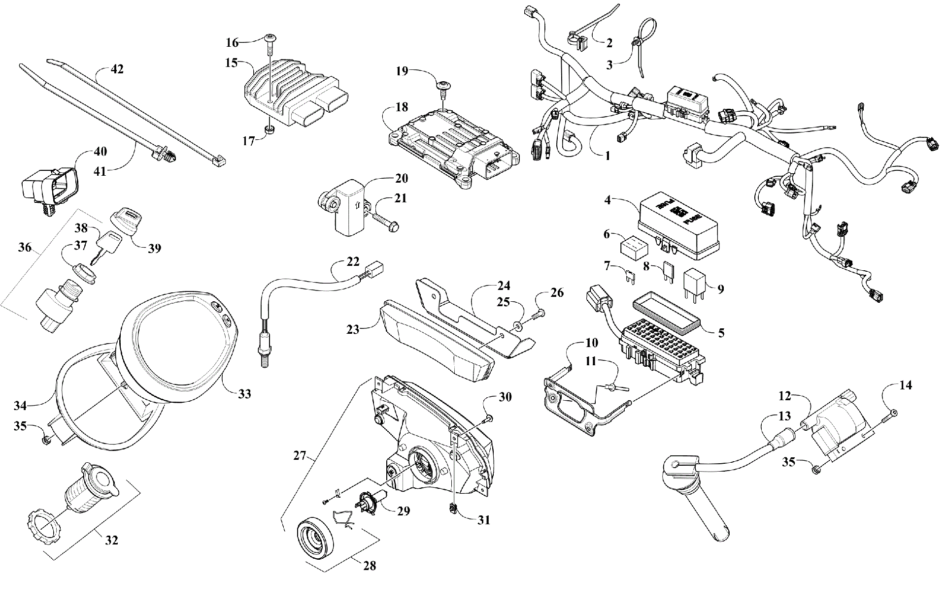 Электрооборудование COMPONENTS [304091]