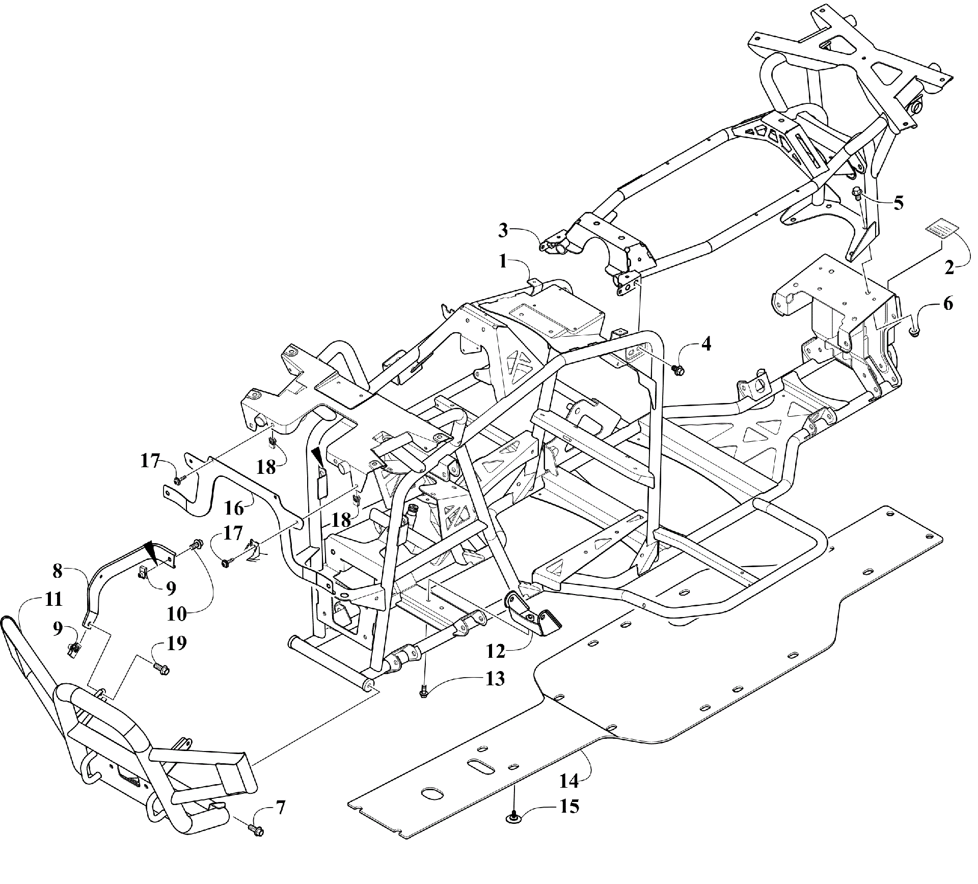 Рама AND RELATED PARTS  [304088]