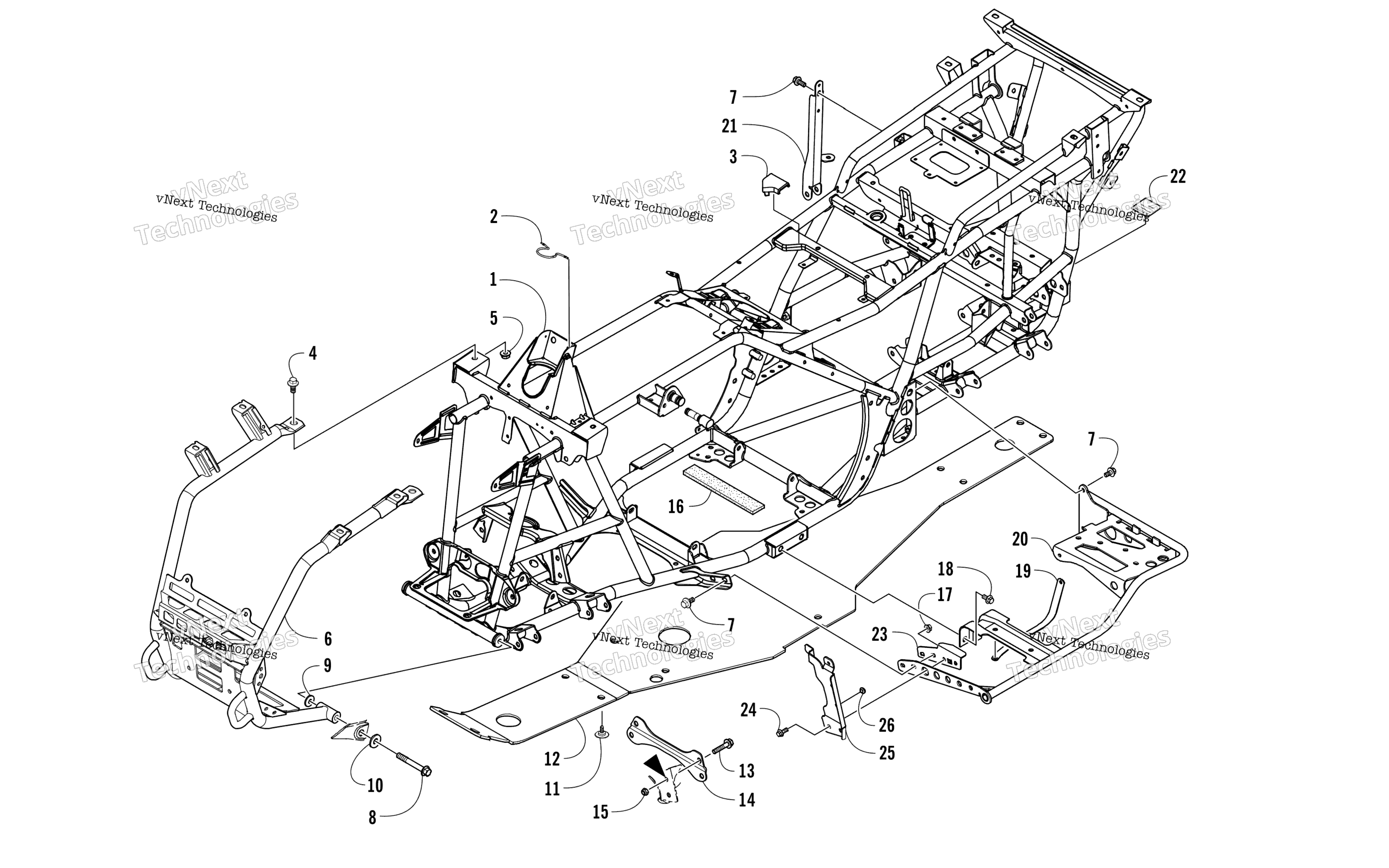Рама And Related Parts