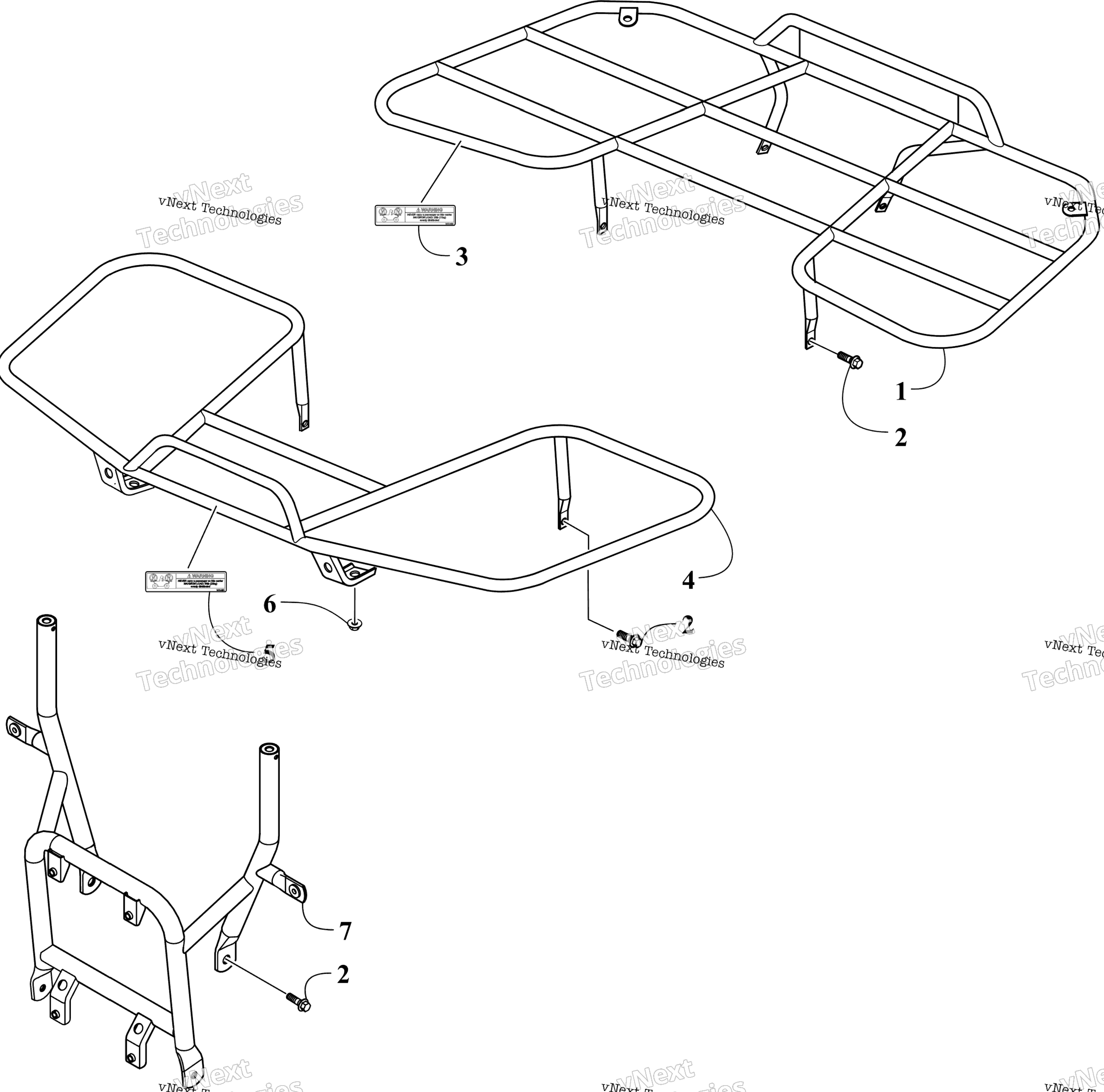 RACKS и BUMPER узел