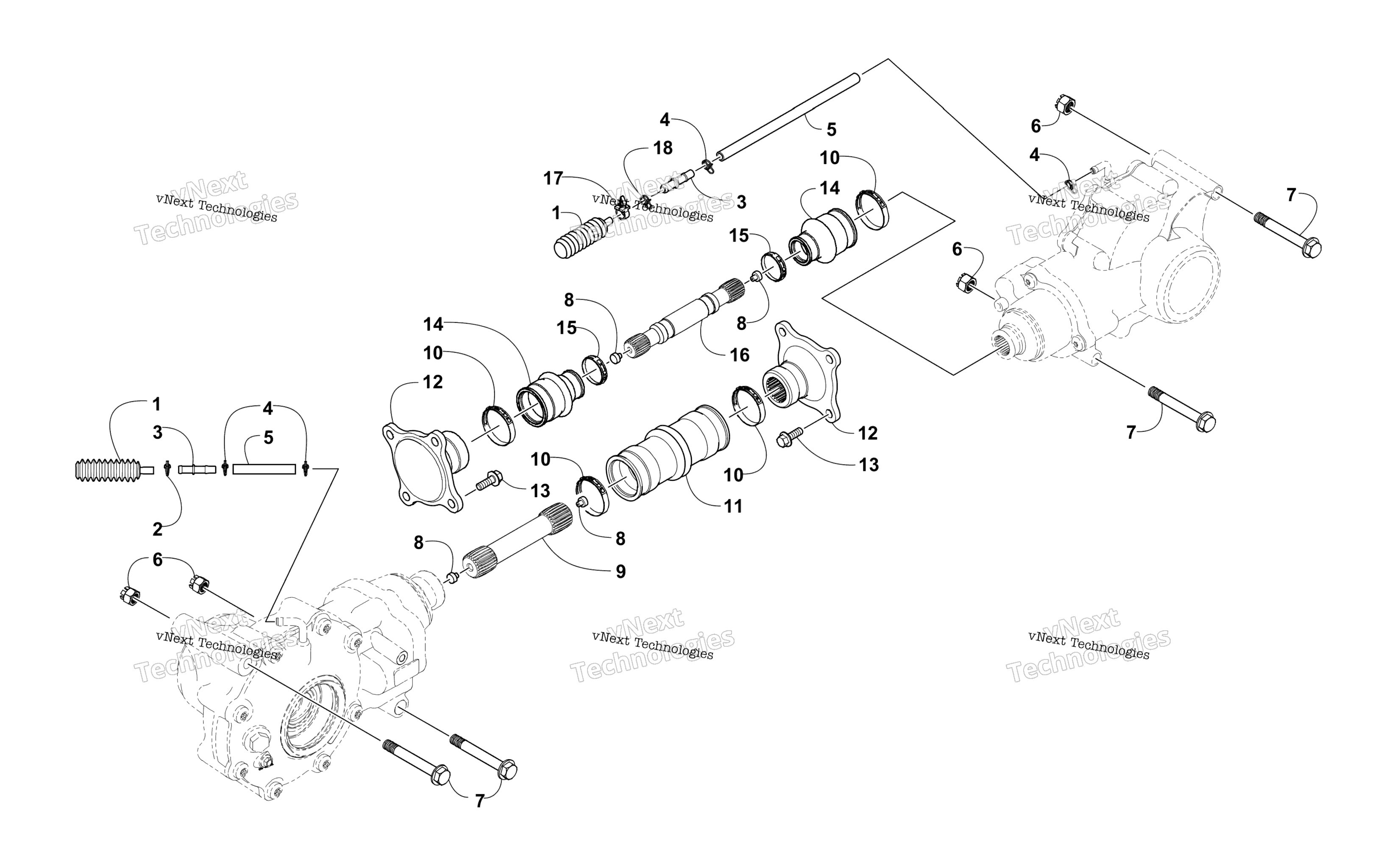 Привод Train Assembly