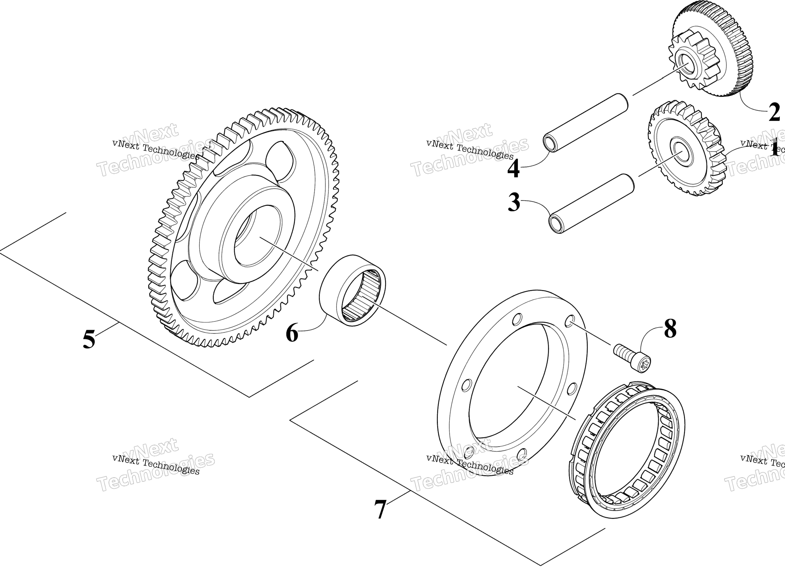 Стартер Clutch Assembly