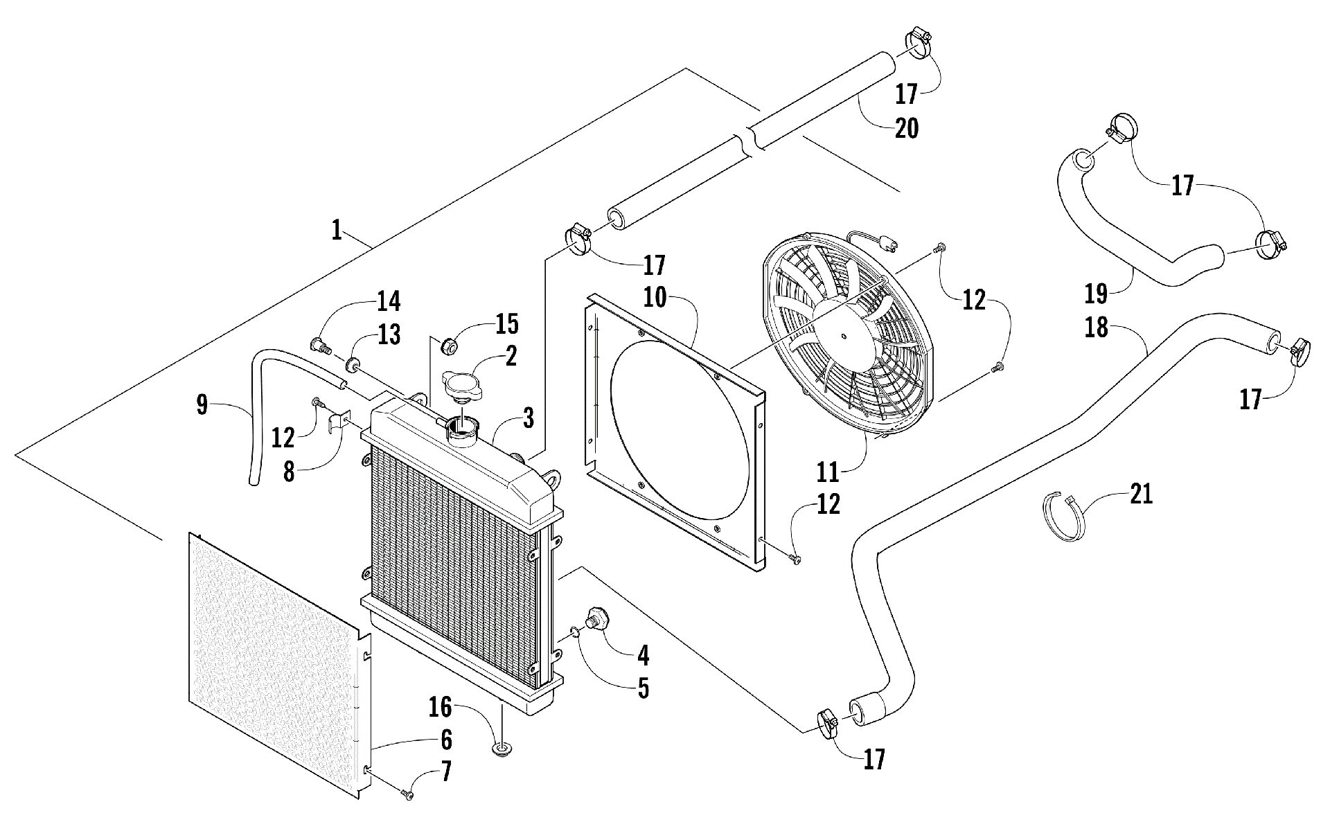 Система охлаждения ASSEMBLY [302148]