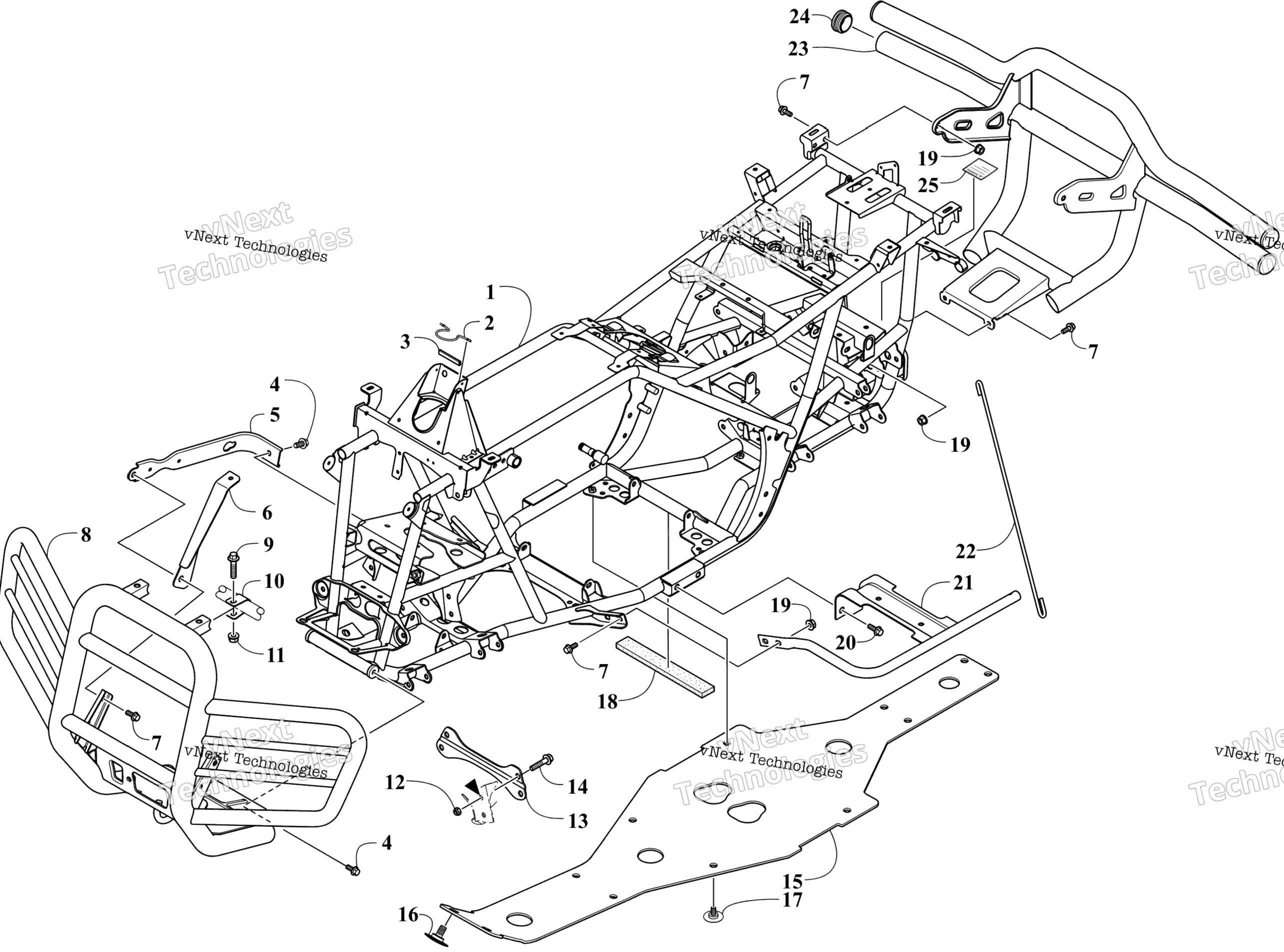Рама And Related Parts