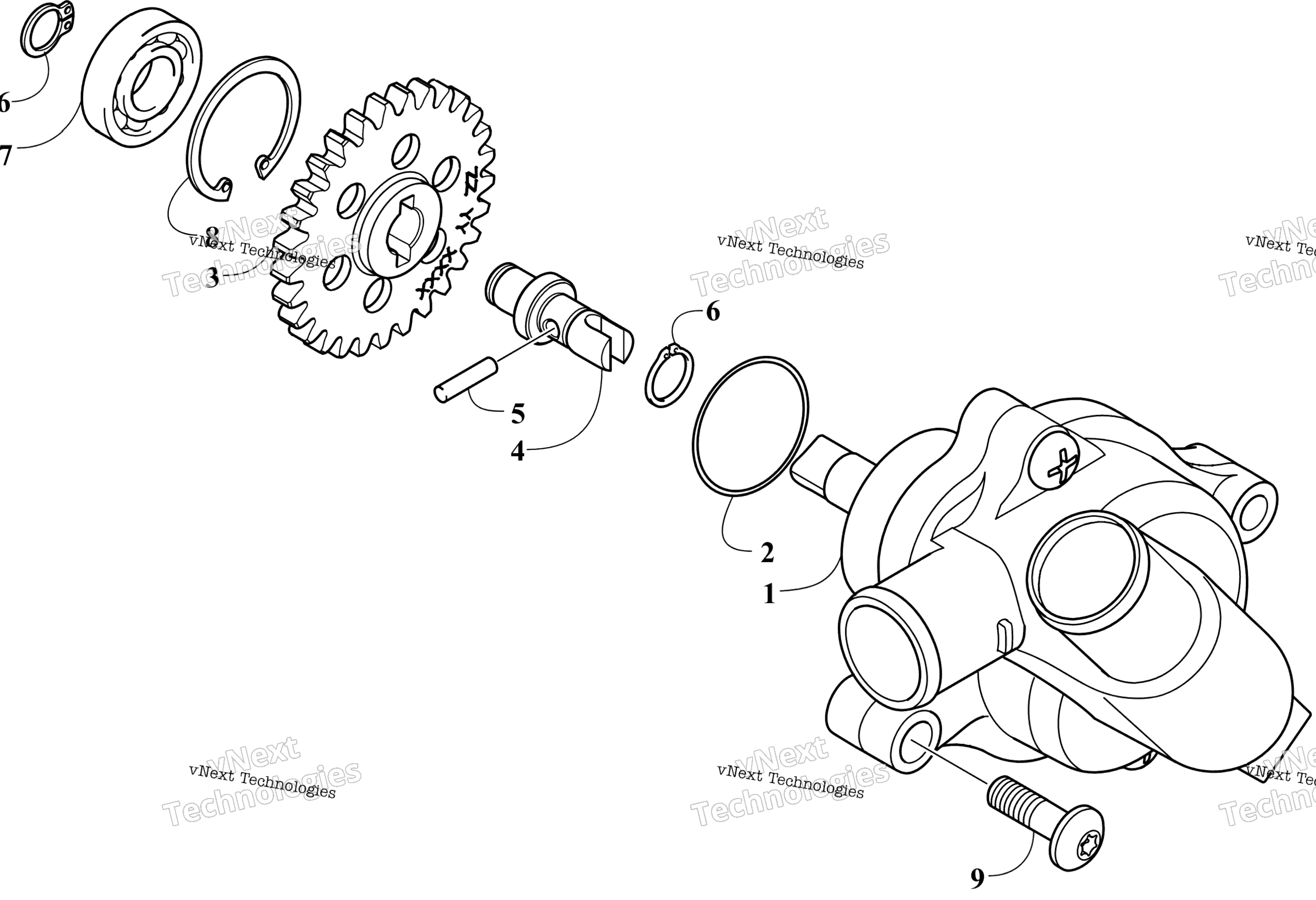 Система охлаждения Pump Assembly