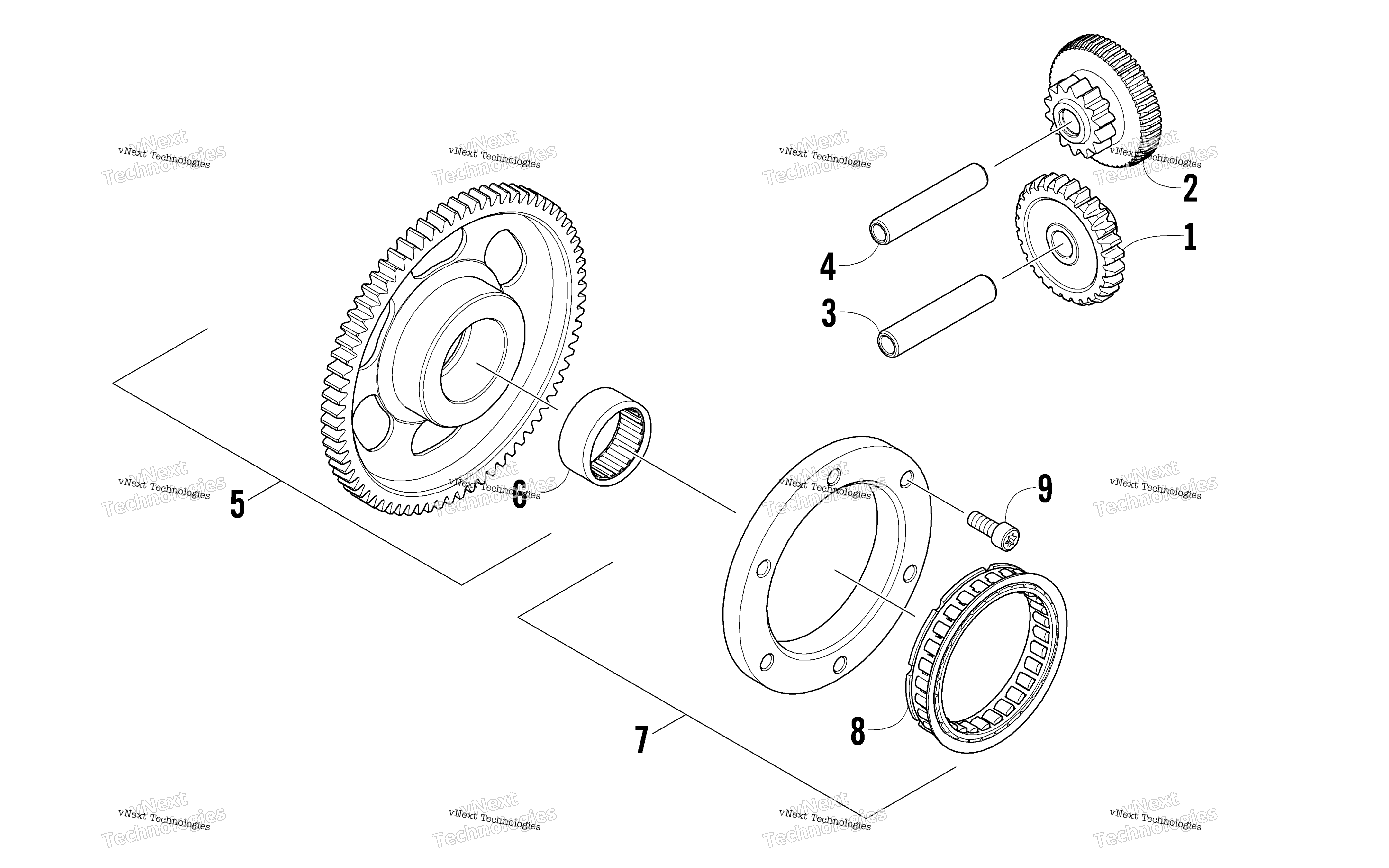 Стартер Clutch Assembly