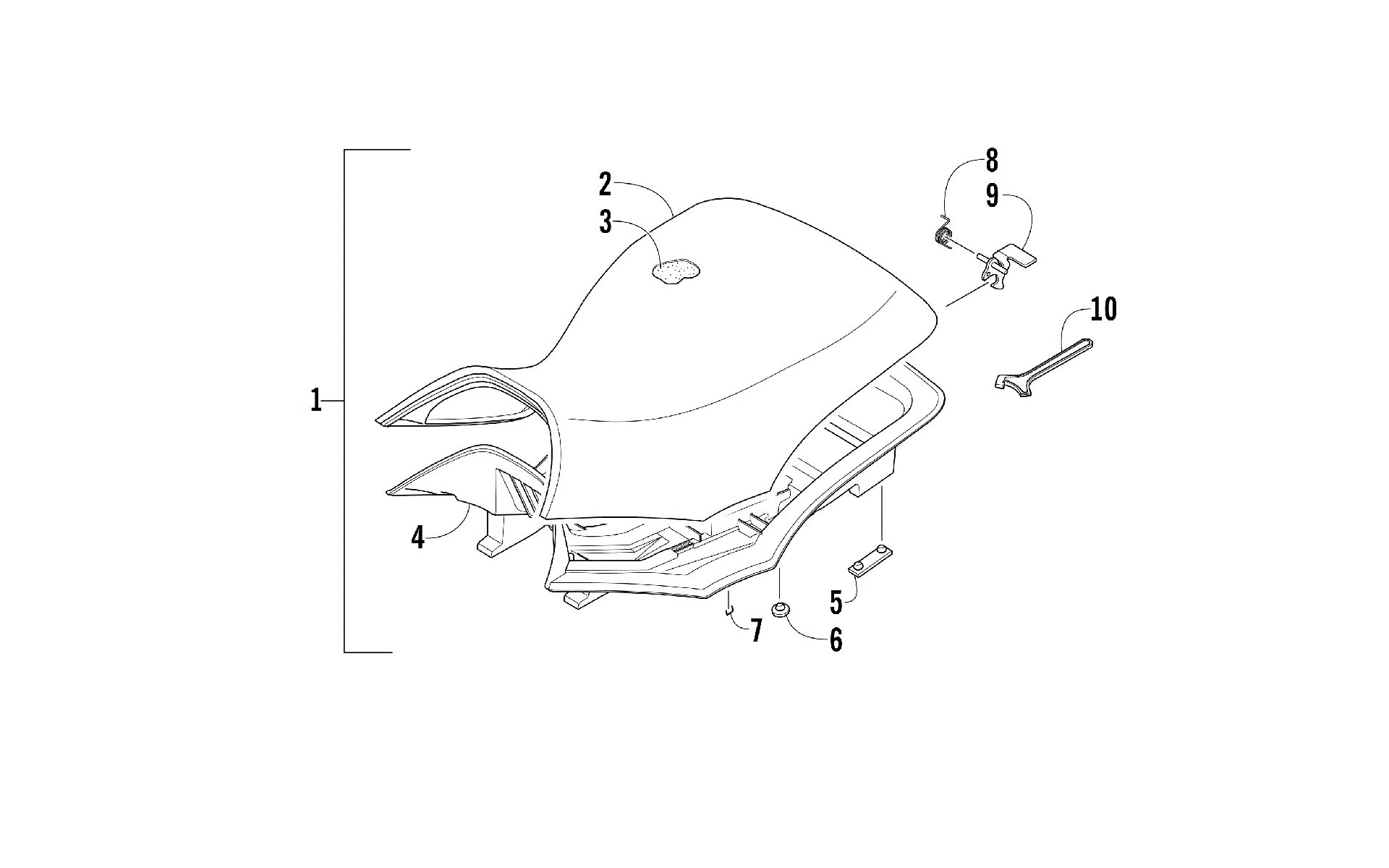 Сиденье ASSEMBLY [301635]