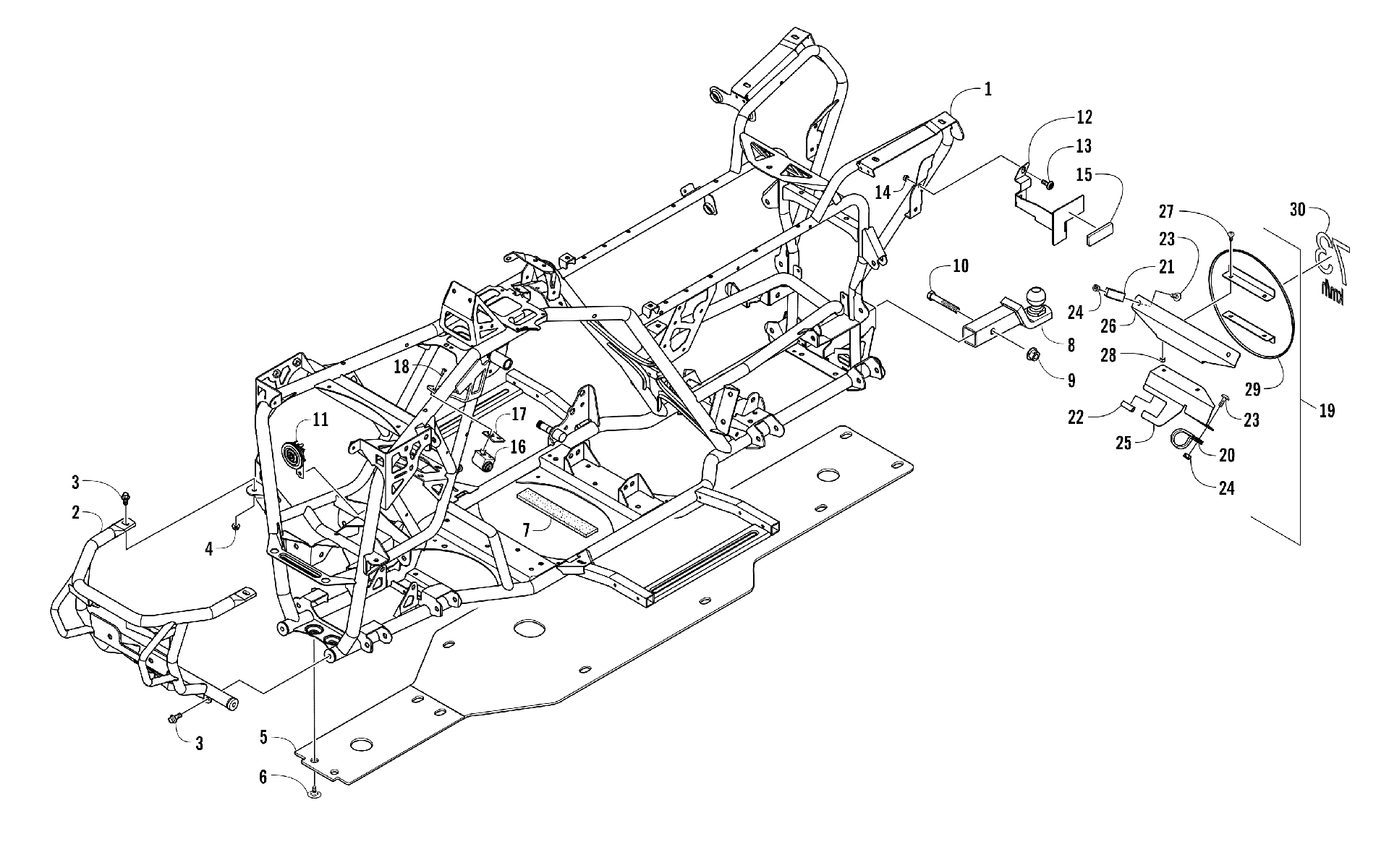 Рама AND RELATED PARTS [104819]
