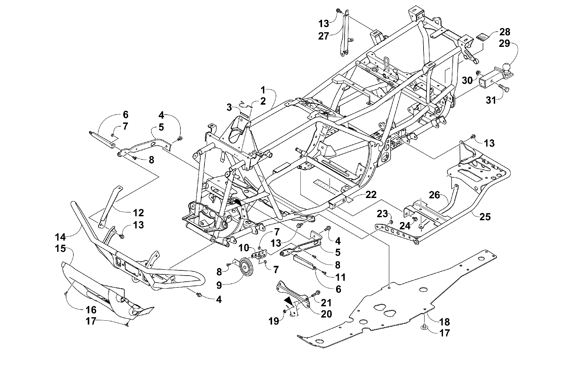 Рама AND RELATED PARTS [301040]