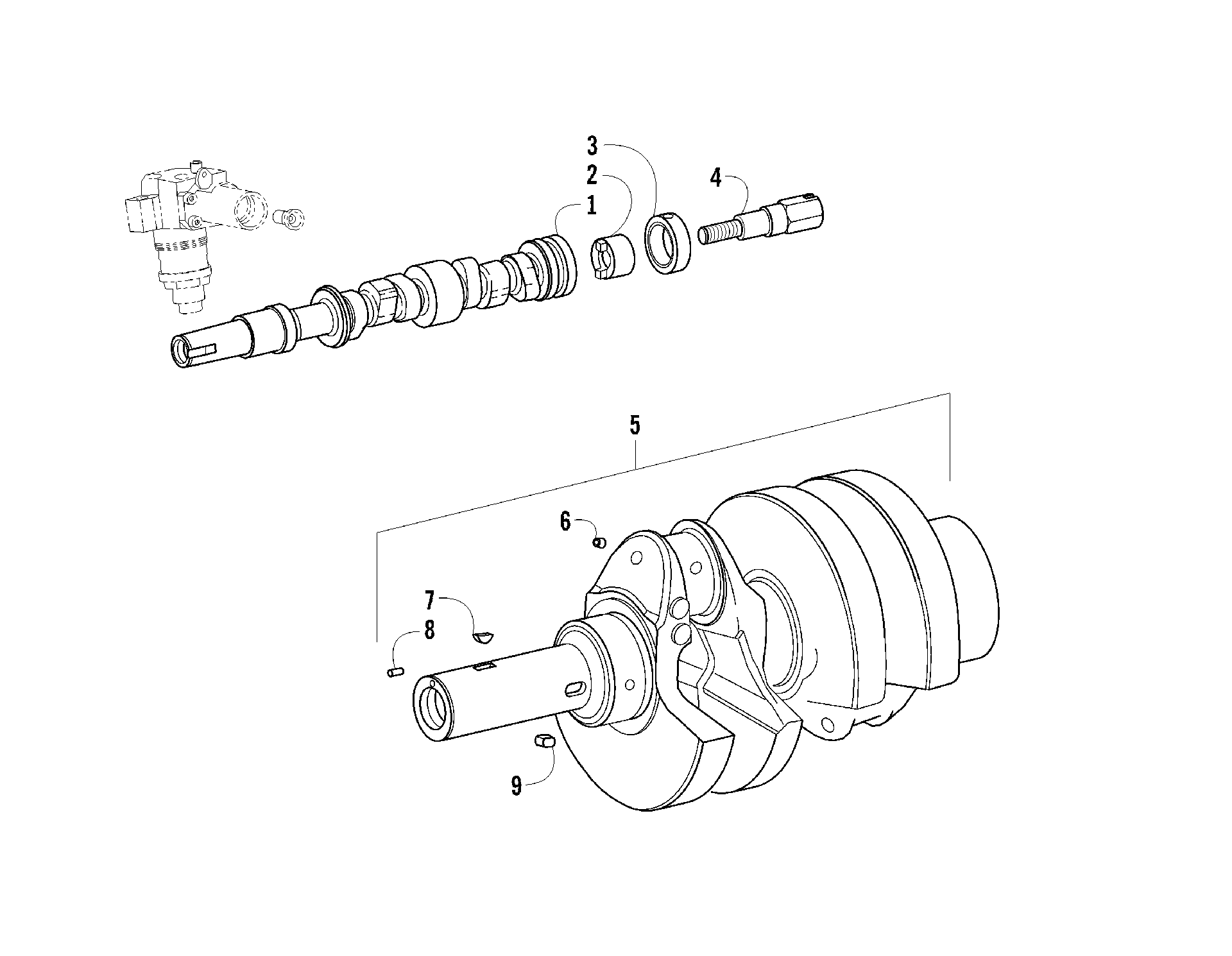 Коленчатый вал AND CAMSHAFT ASSEMBLIES [96005]