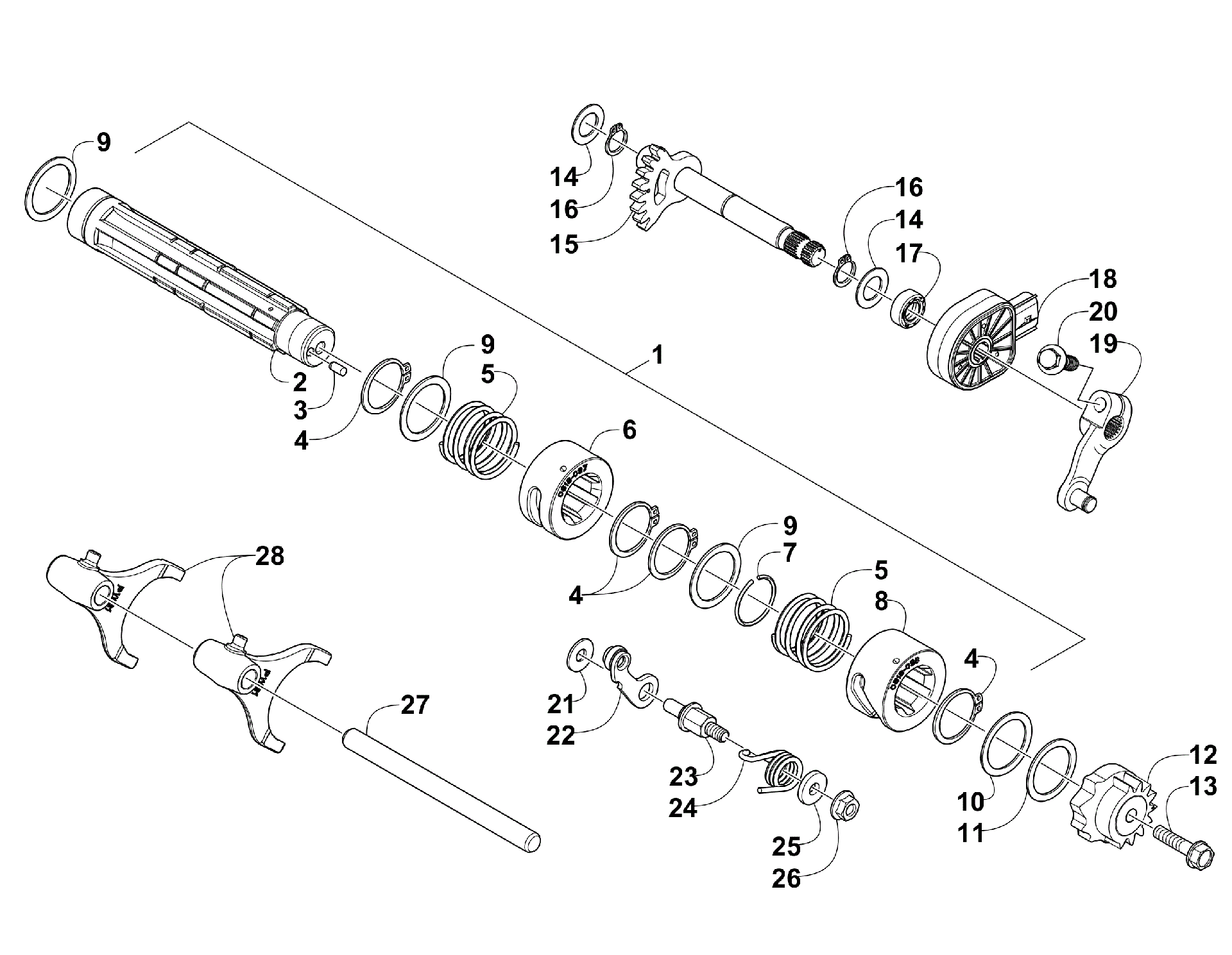 передача Shifting ASSEMBLY [94326]
