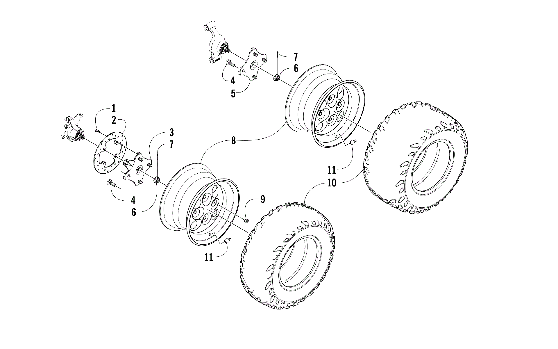 Колесо AND TIRE ASSEMBLY [100491]