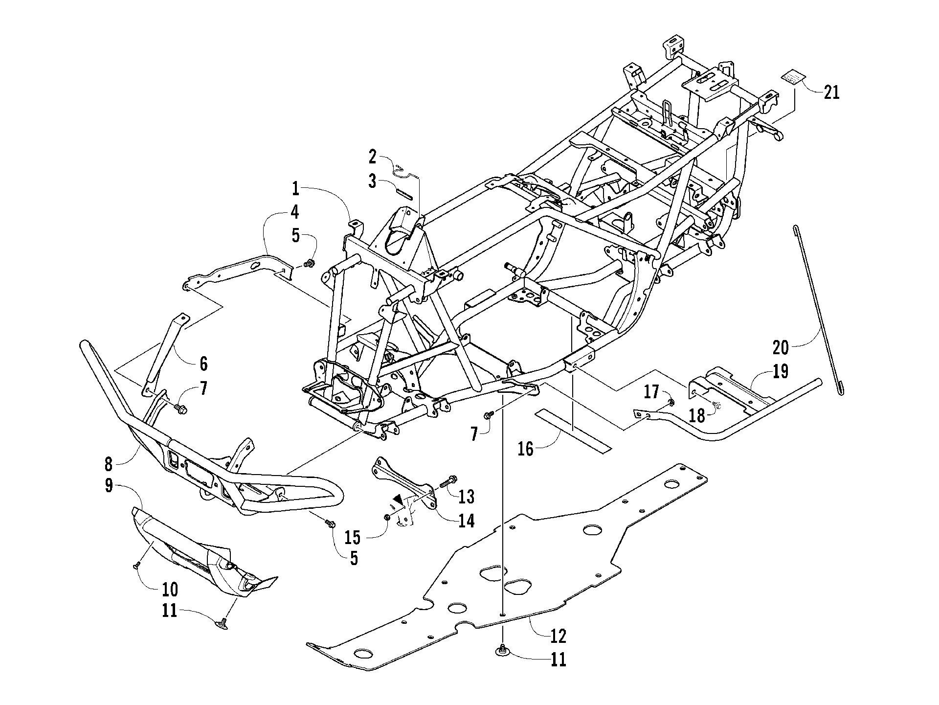 Рама AND RELATED PARTS [98339]